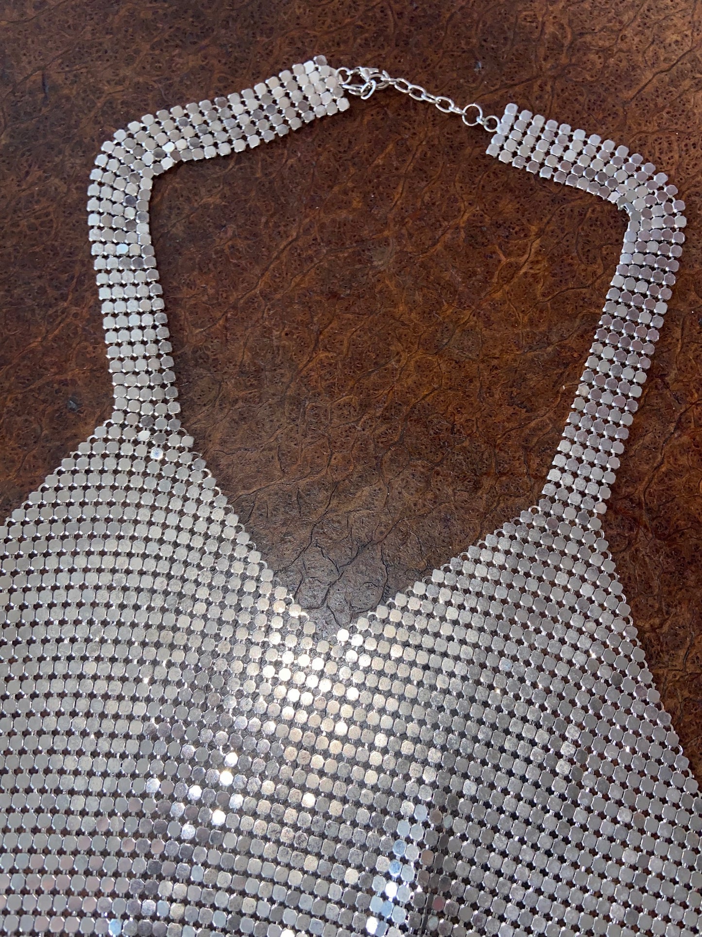 1970s Chain Mail Halter Top