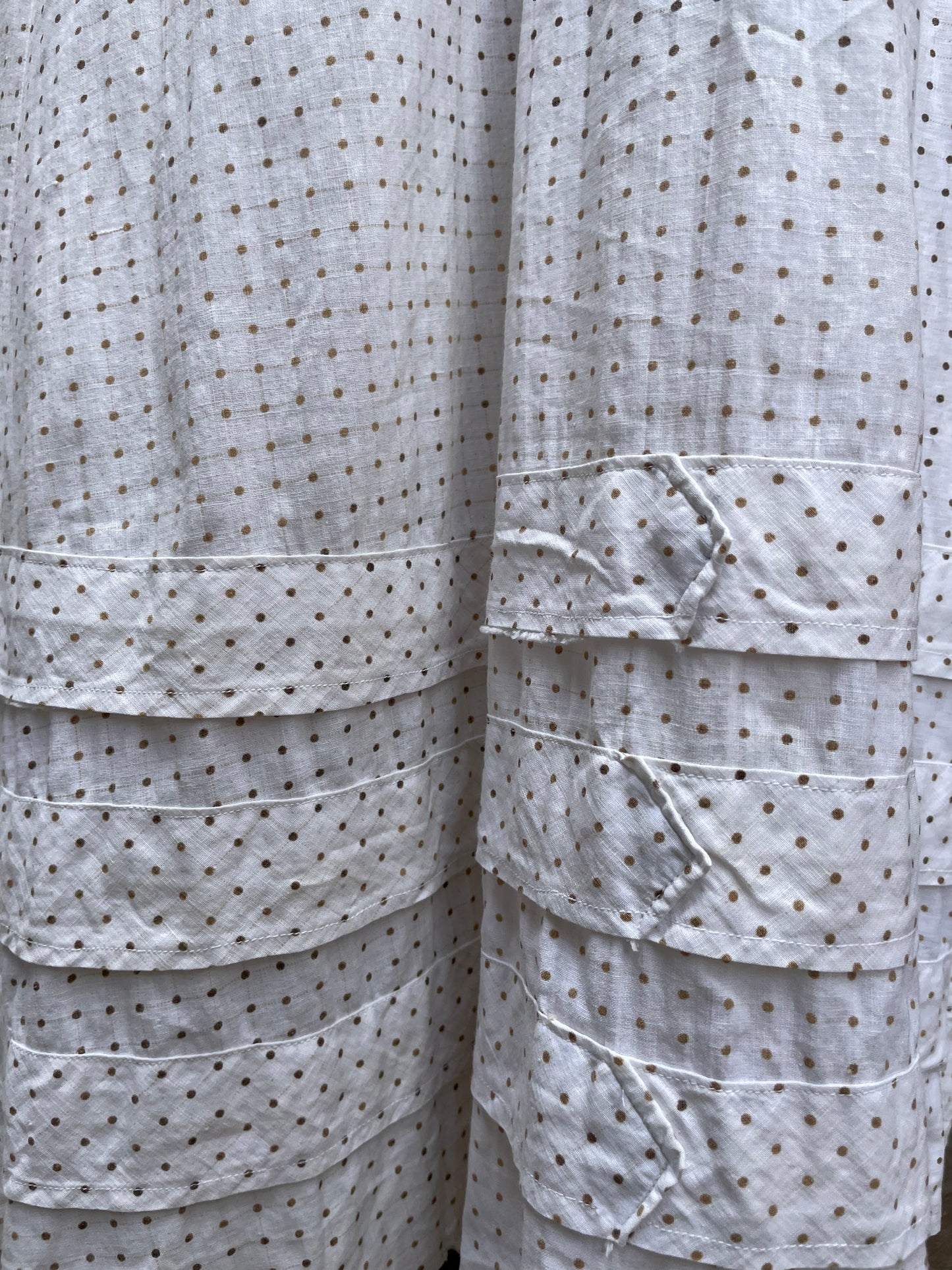 Edwardian Polka Dot Cotton Day Dress