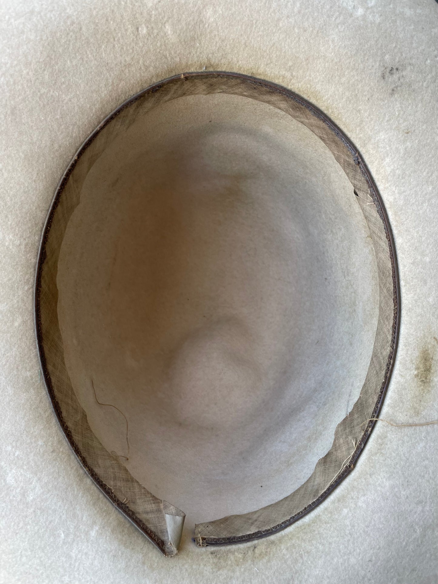 Late 1930s Felt Open Crown Cowboy Hat
