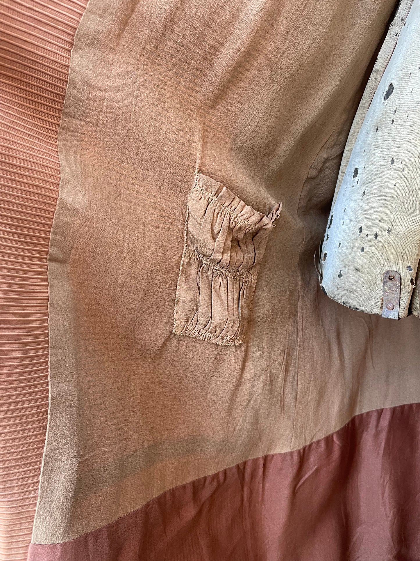 1920s Textured Silk Rayon Coat