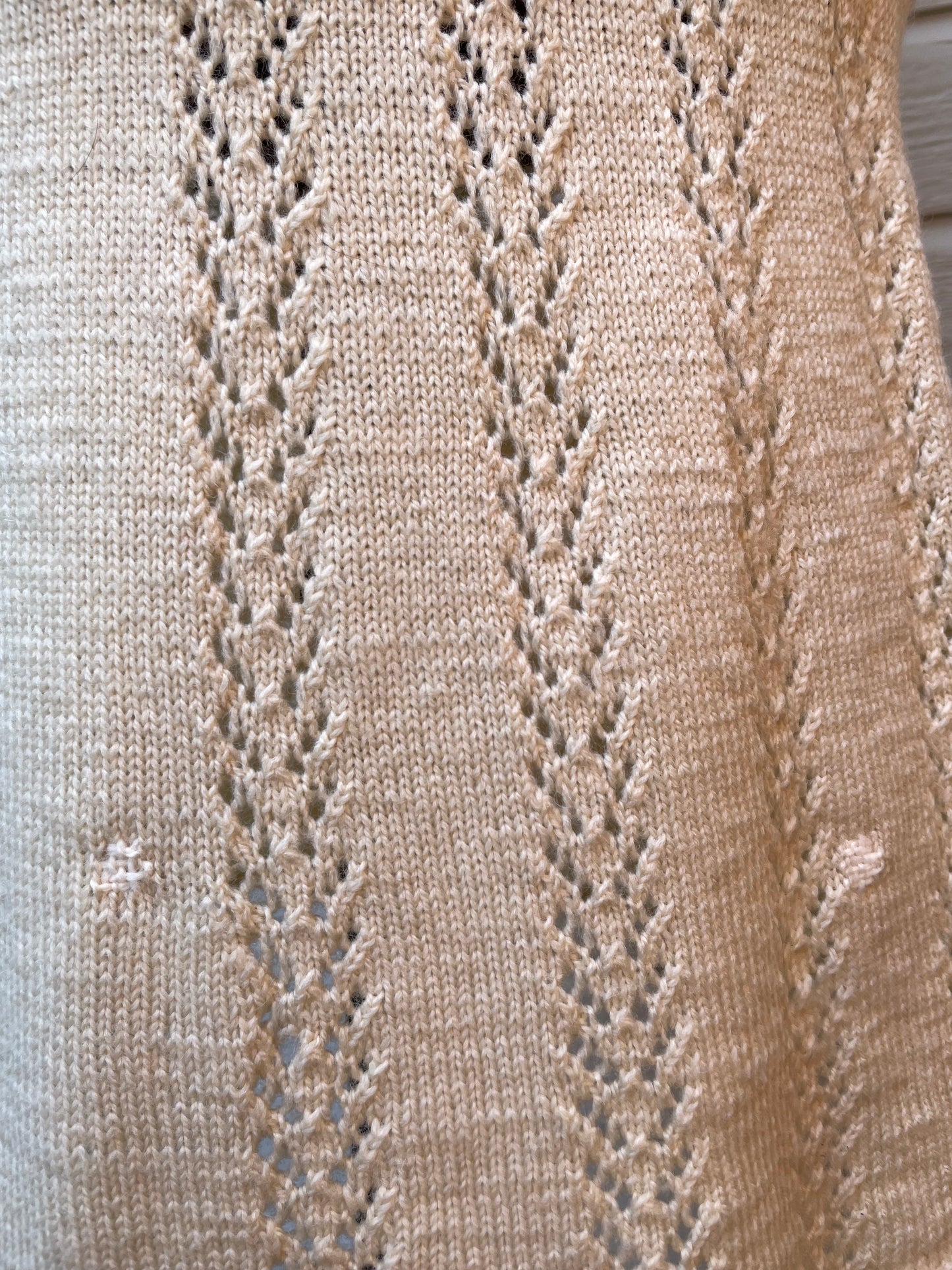 1930s Knit Puff Sleee Dress