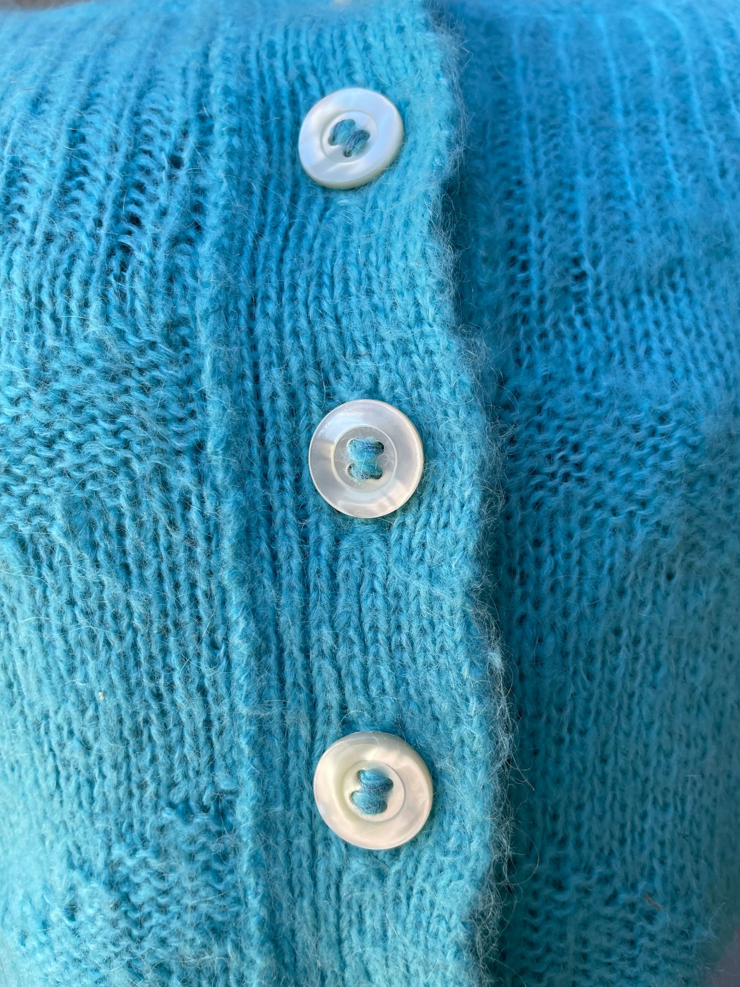 1930s Angora Fuzzy Knit Sweater