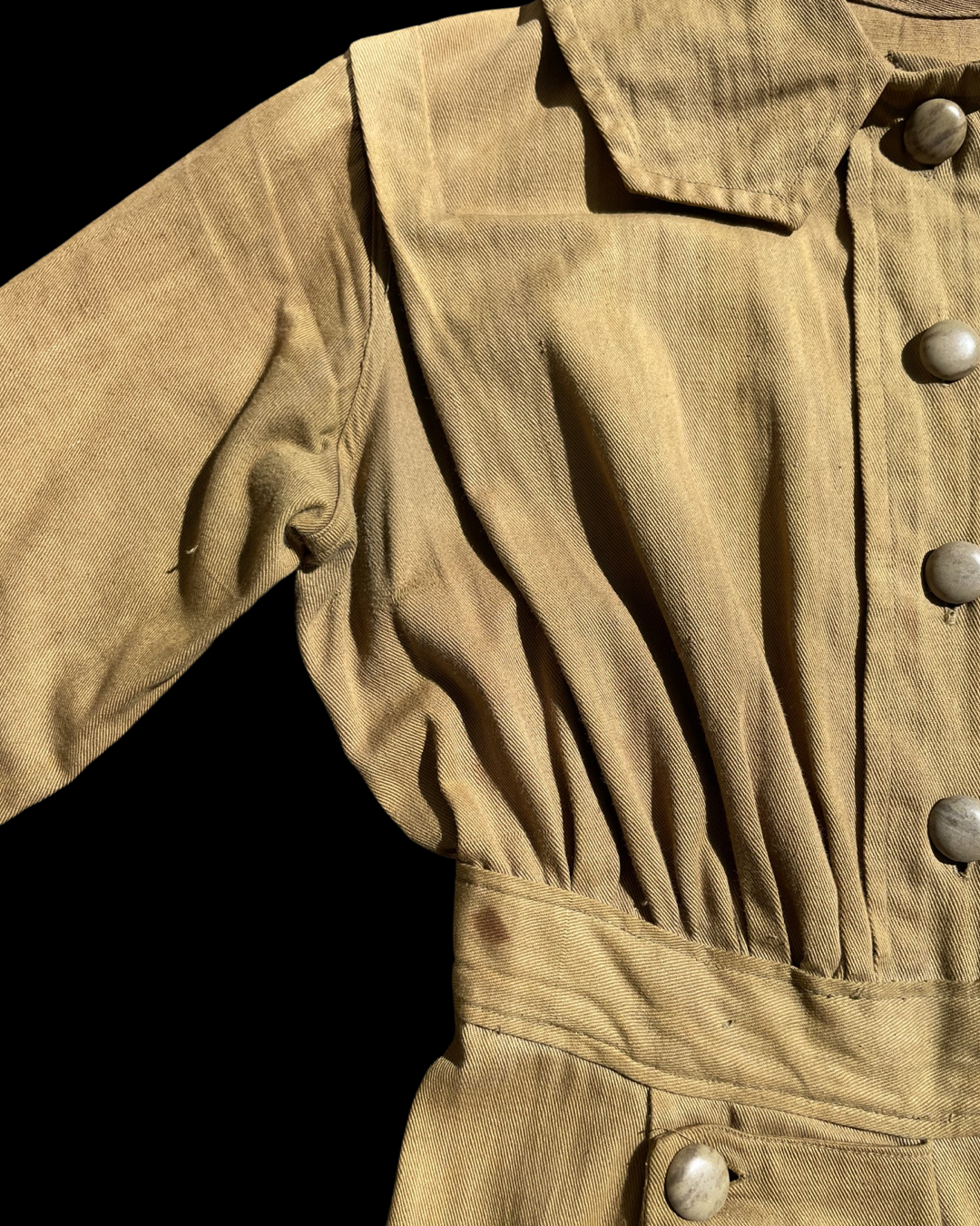 Rare 1915 Ladies Khaki Convertible Sporting Jumpsuit