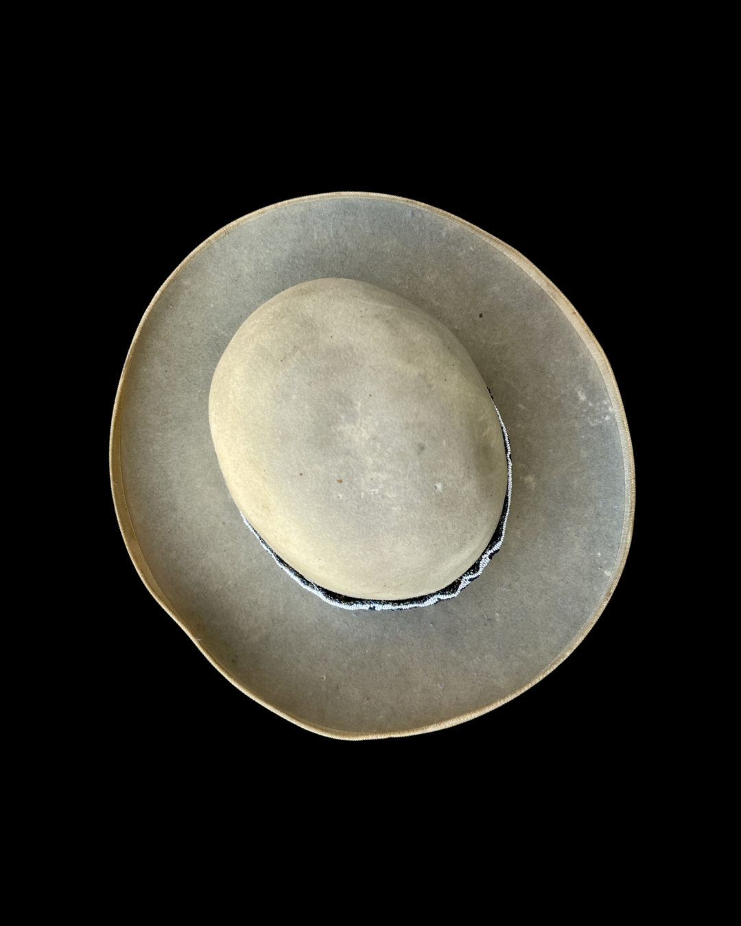 Late 1930s Felt Open Crown Cowboy Hat
