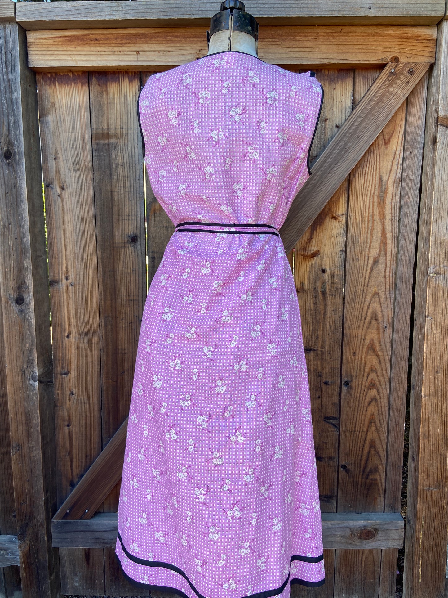 1930s NRA Ruffle Floral House Dress