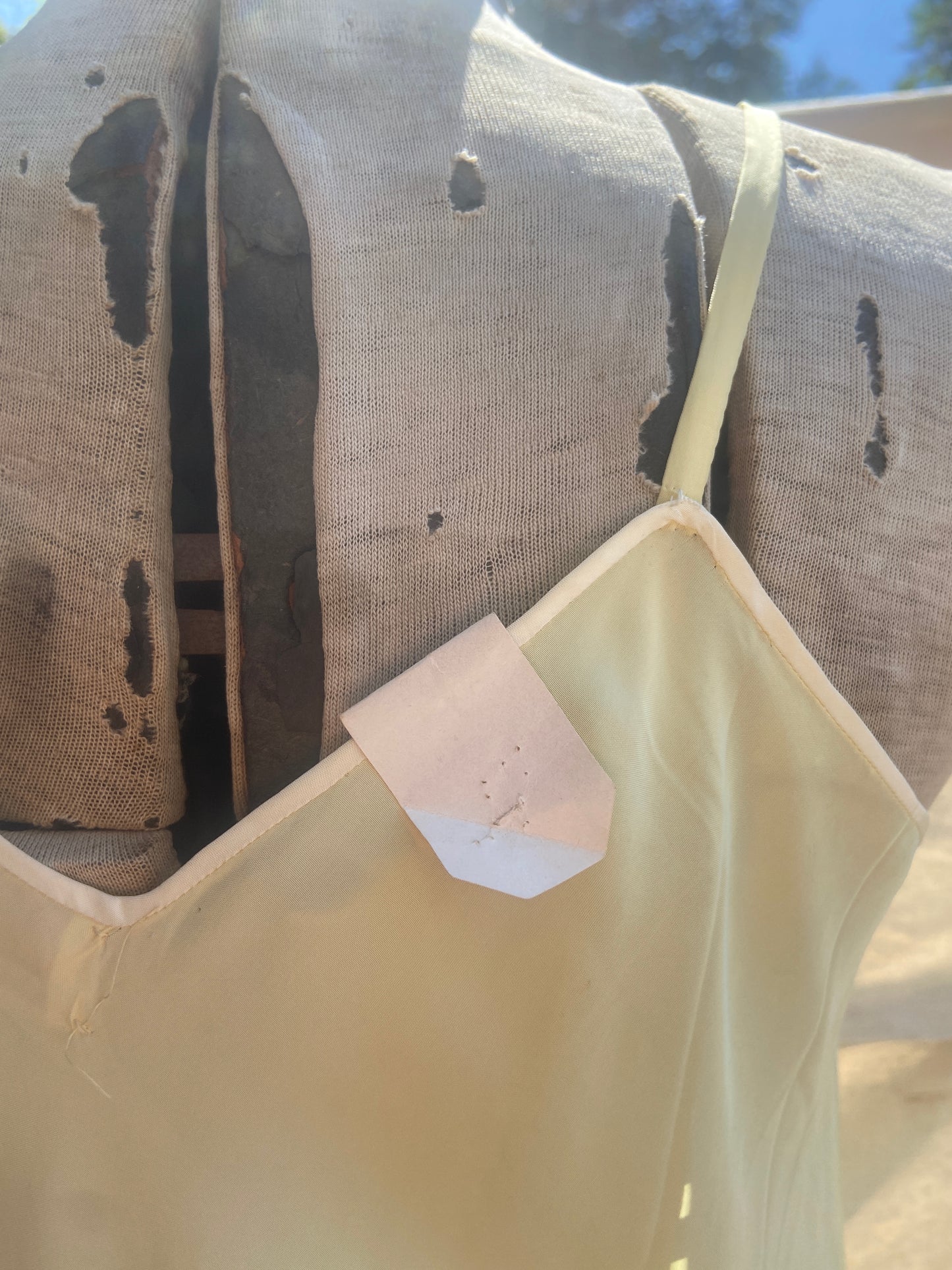 1940s Deadstock Rayon Slip Dress