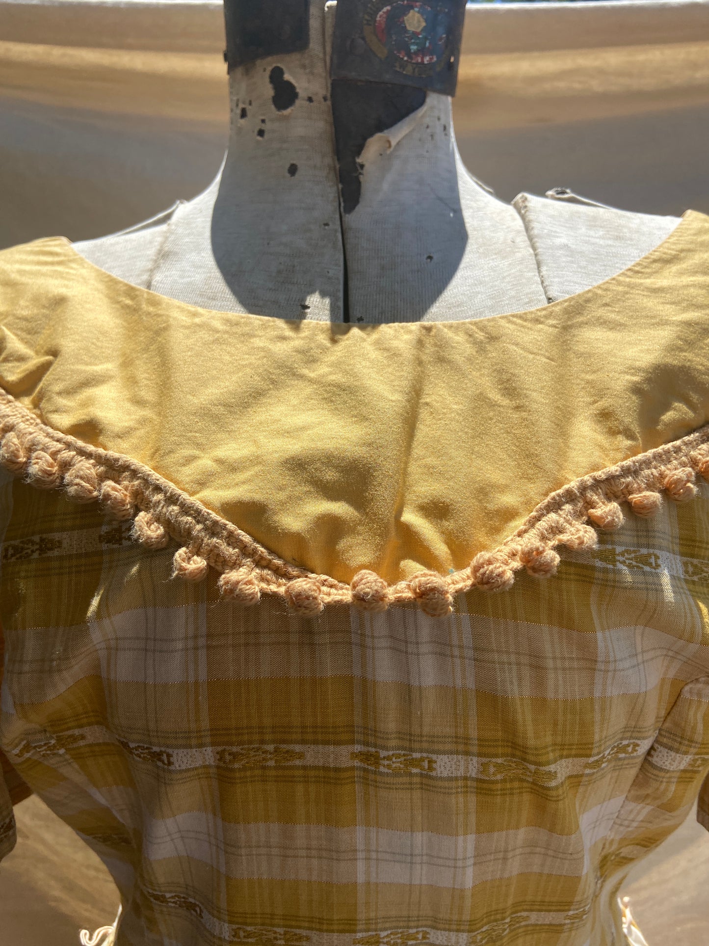 1950s H Bar C Plaid Western Dress
