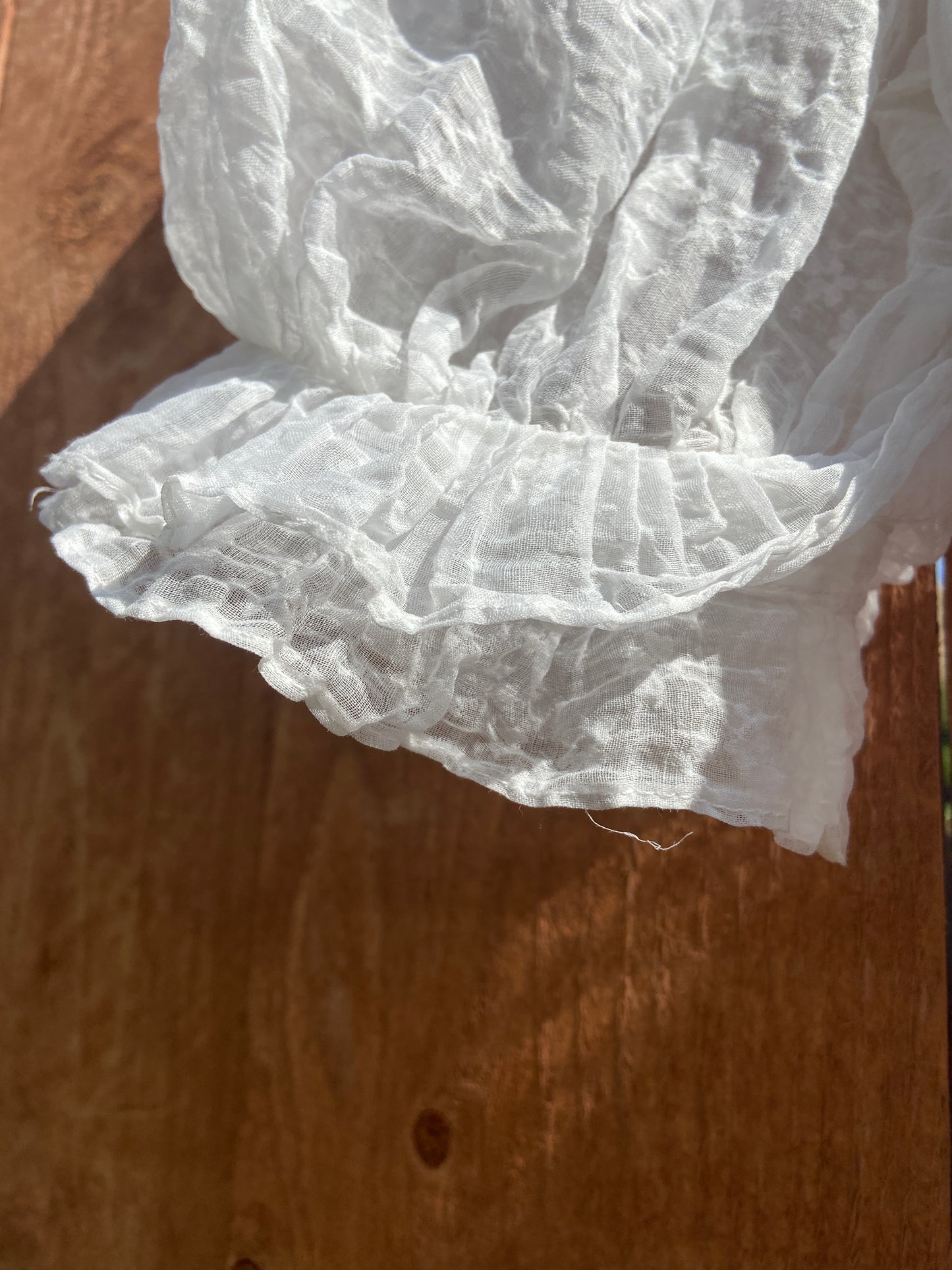 1930s Floral Organza Plunging V-Neckline Dress