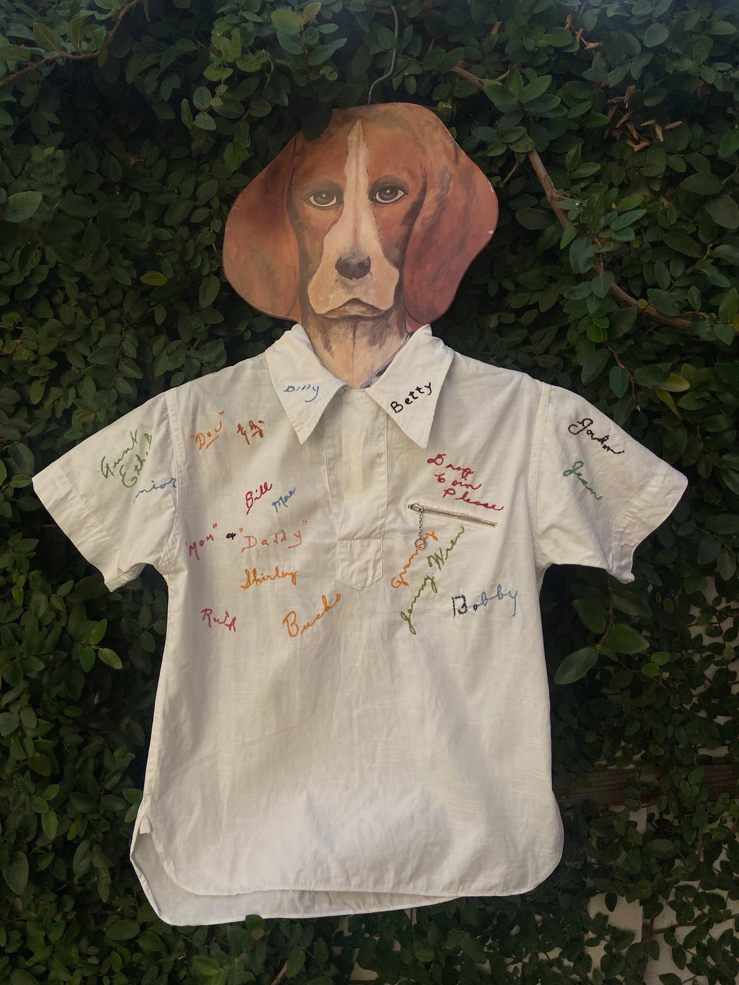 1930s/40s Autograph Loop Collar Blouse