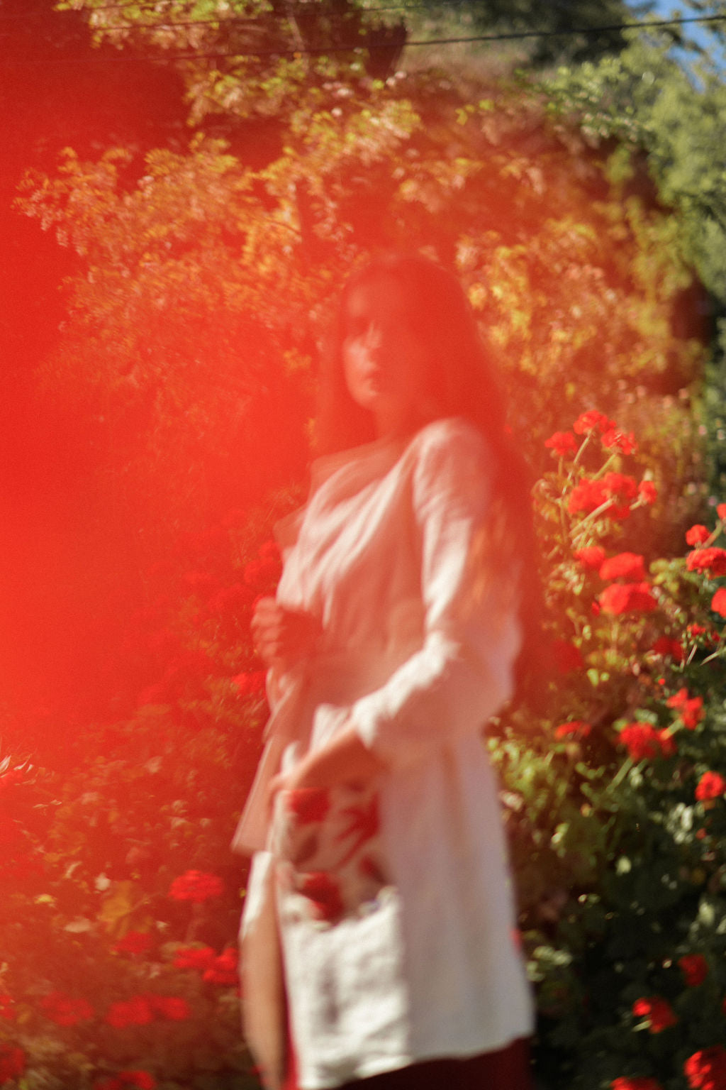 'Georgia Rose' Ivory Linen Jacket