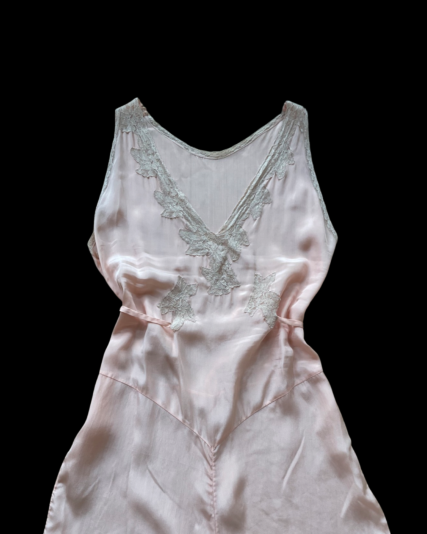 1930s Rayon Lace Jumpsuit Loungewear