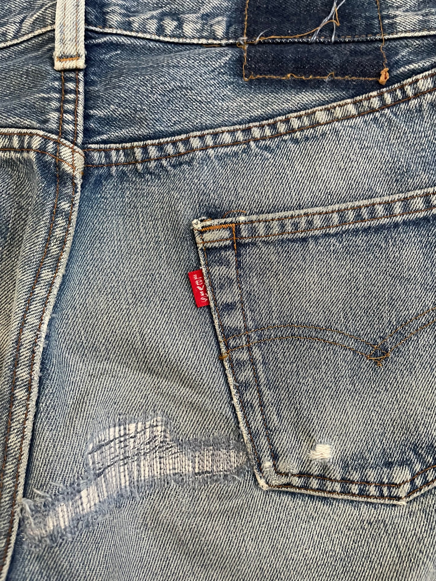 1980s Selvedge 501 Levis Denim