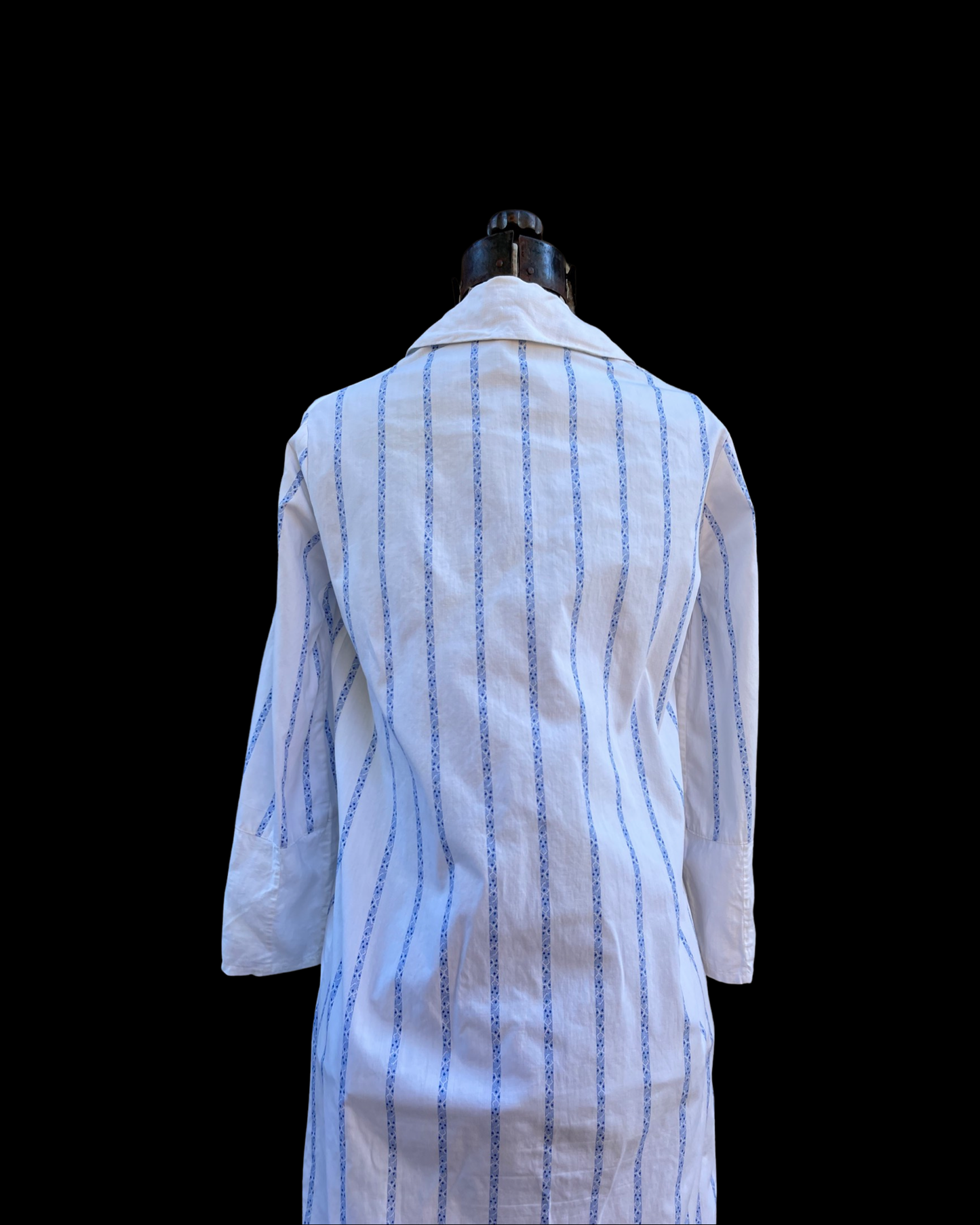 Early 1900s Sailor Collar Cotton Dress
