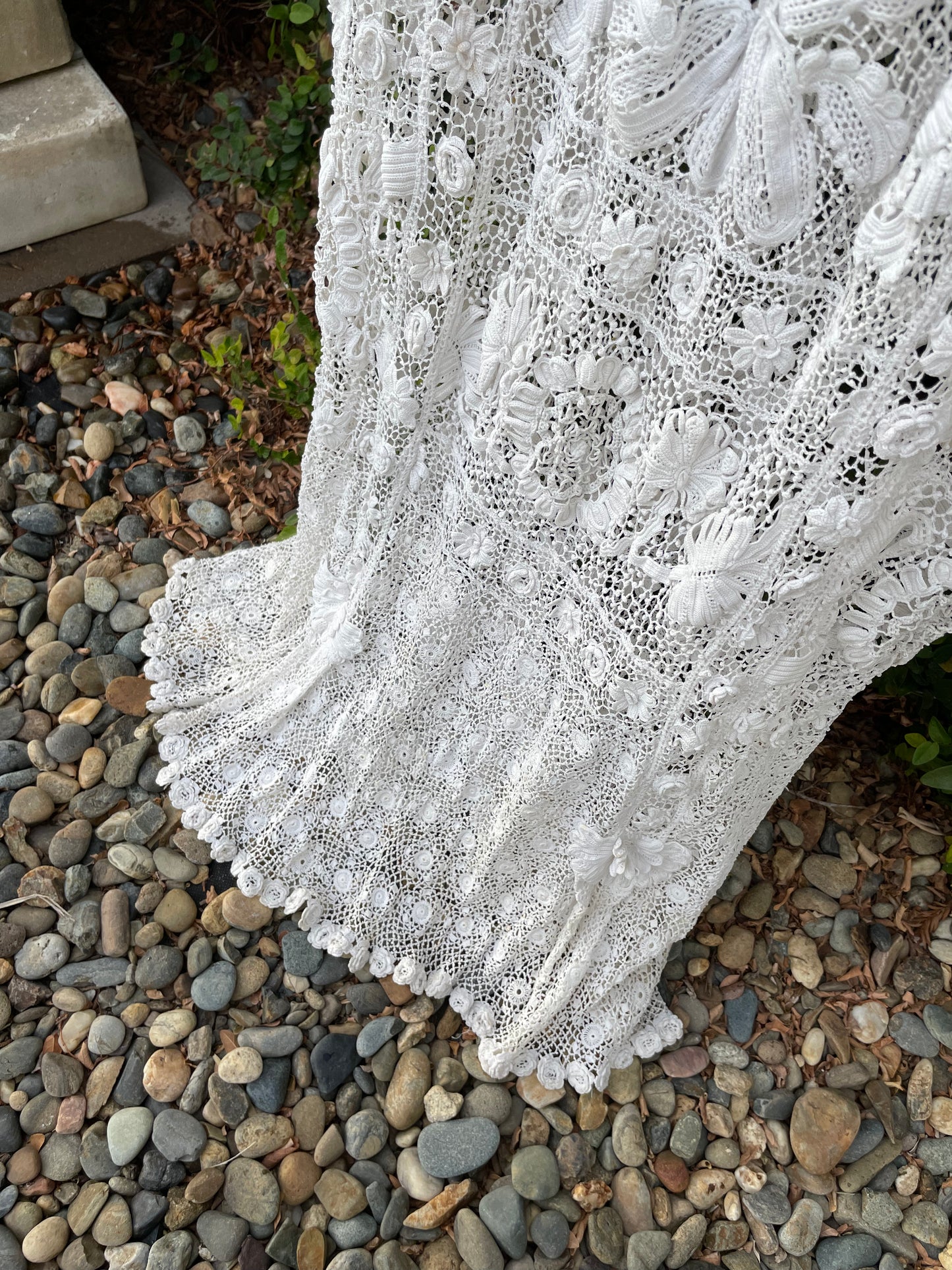 Rare Titanic Era Irish Lace Gown