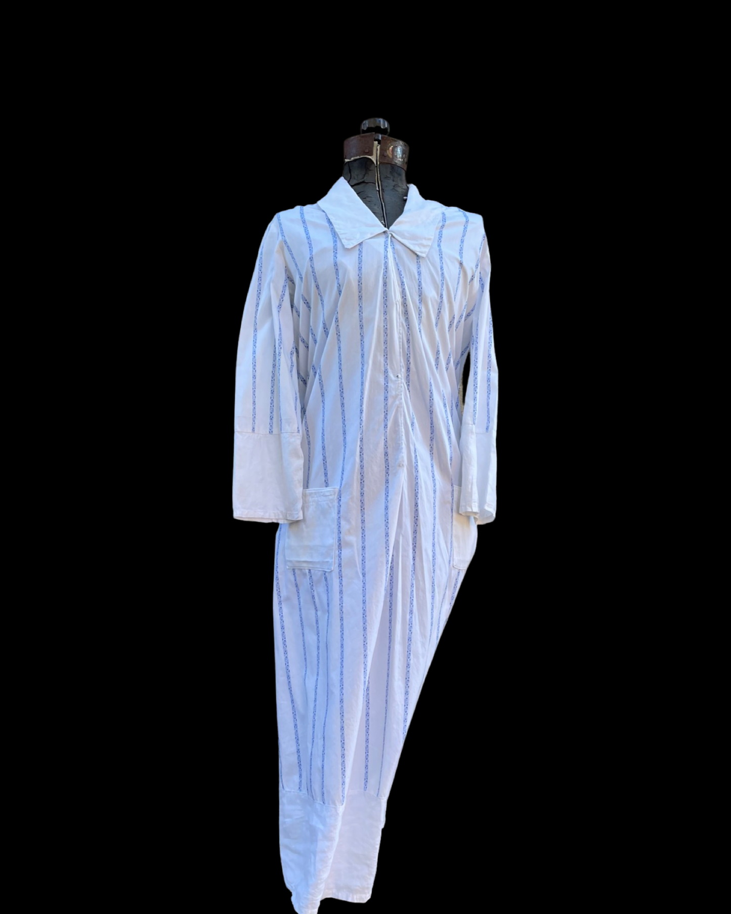 Early 1900s Sailor Collar Cotton Dress