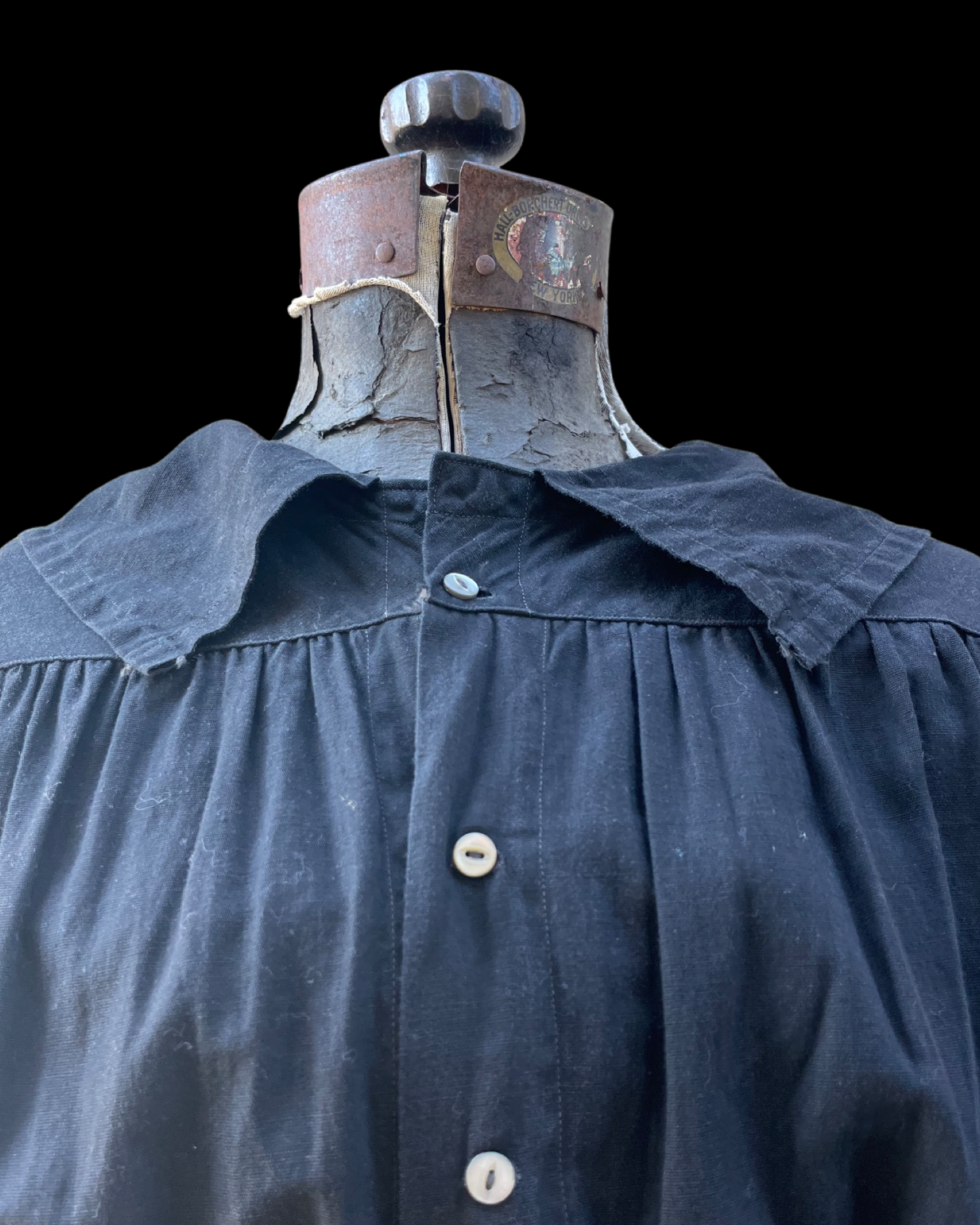 Edwardian Sailor Collar Cotton Dress