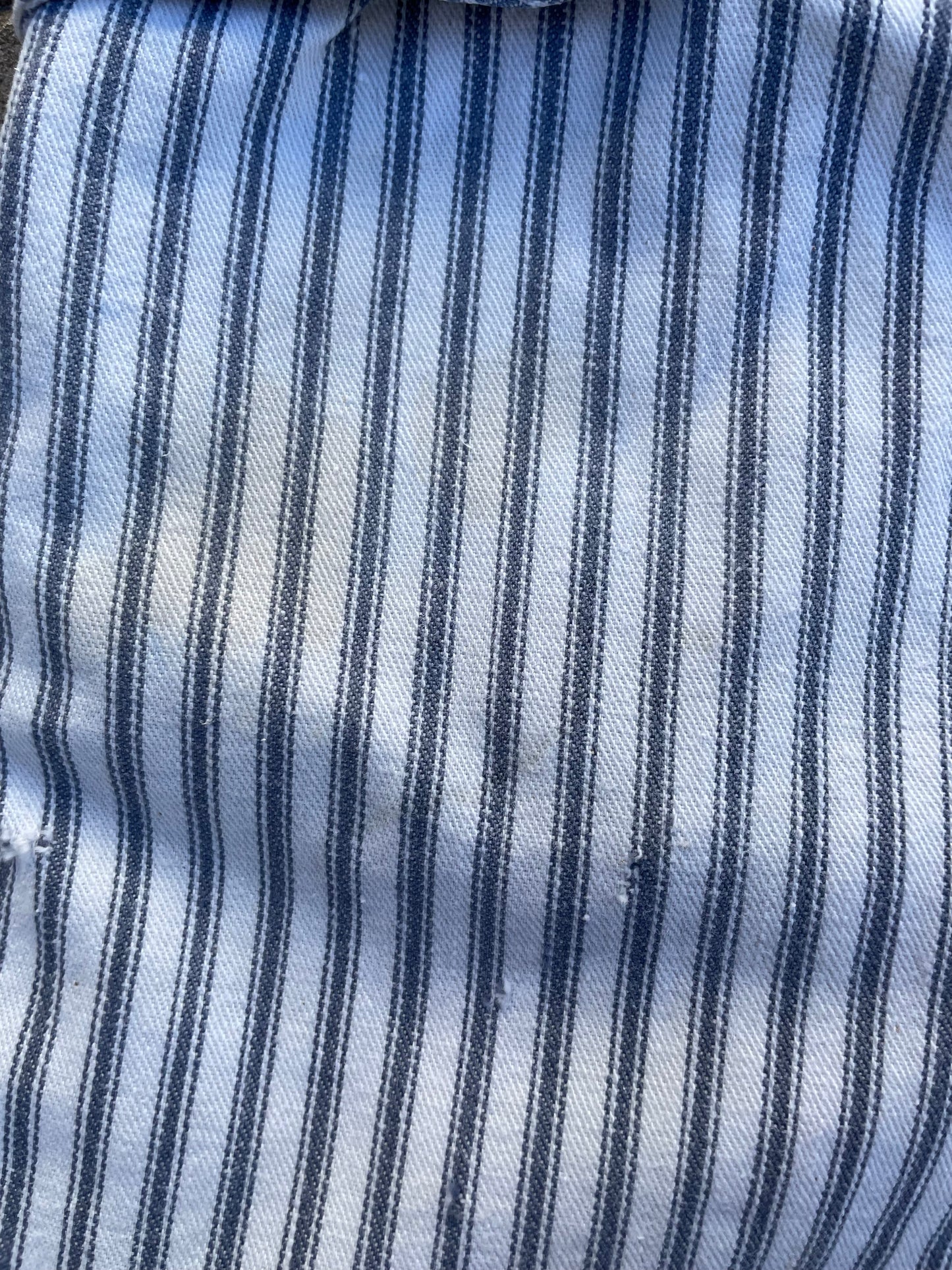 1950s Ticking Stripe Western Side Zip Shorts