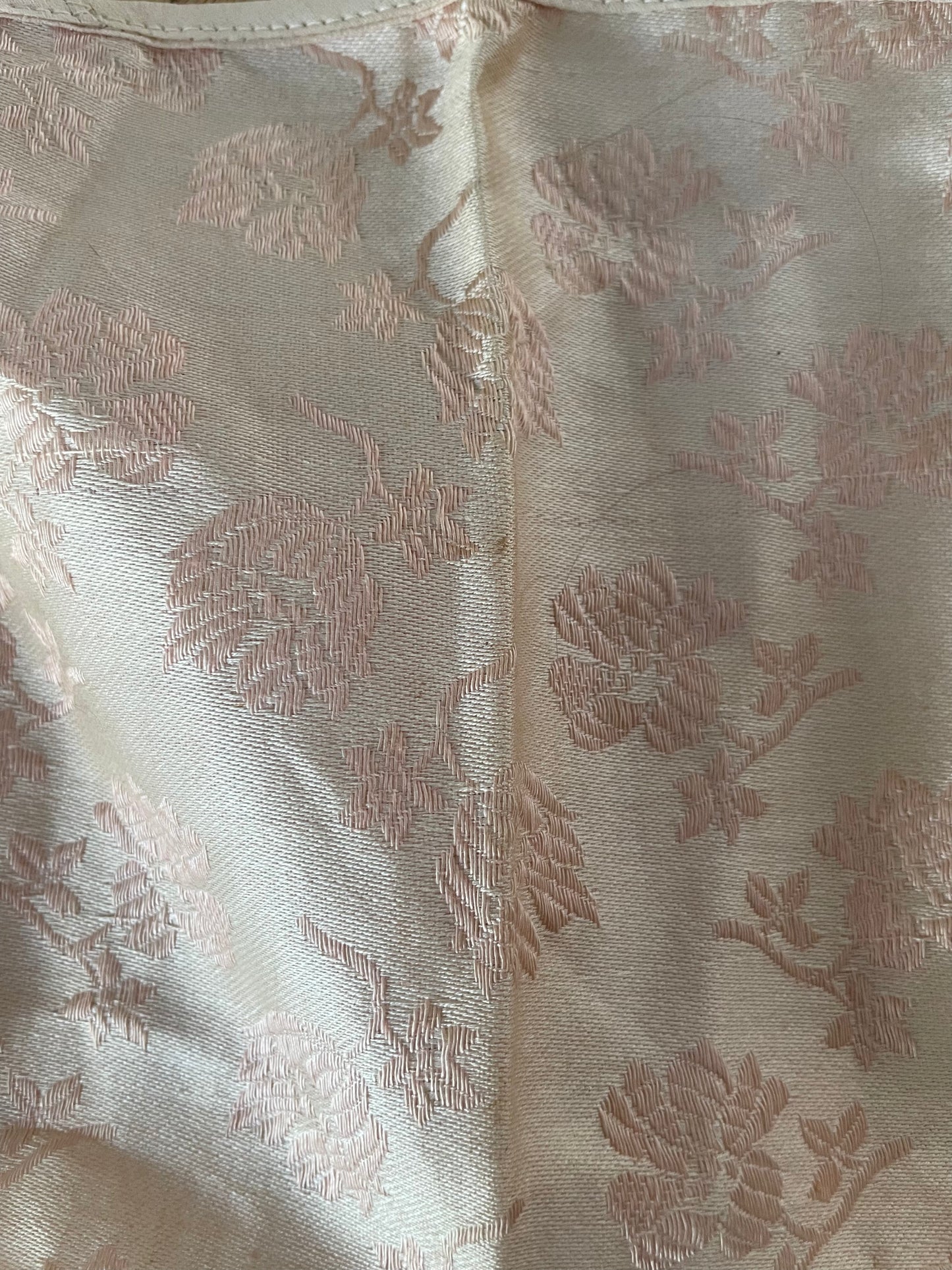 1920s Bandeaux Cotton Damask Bralette