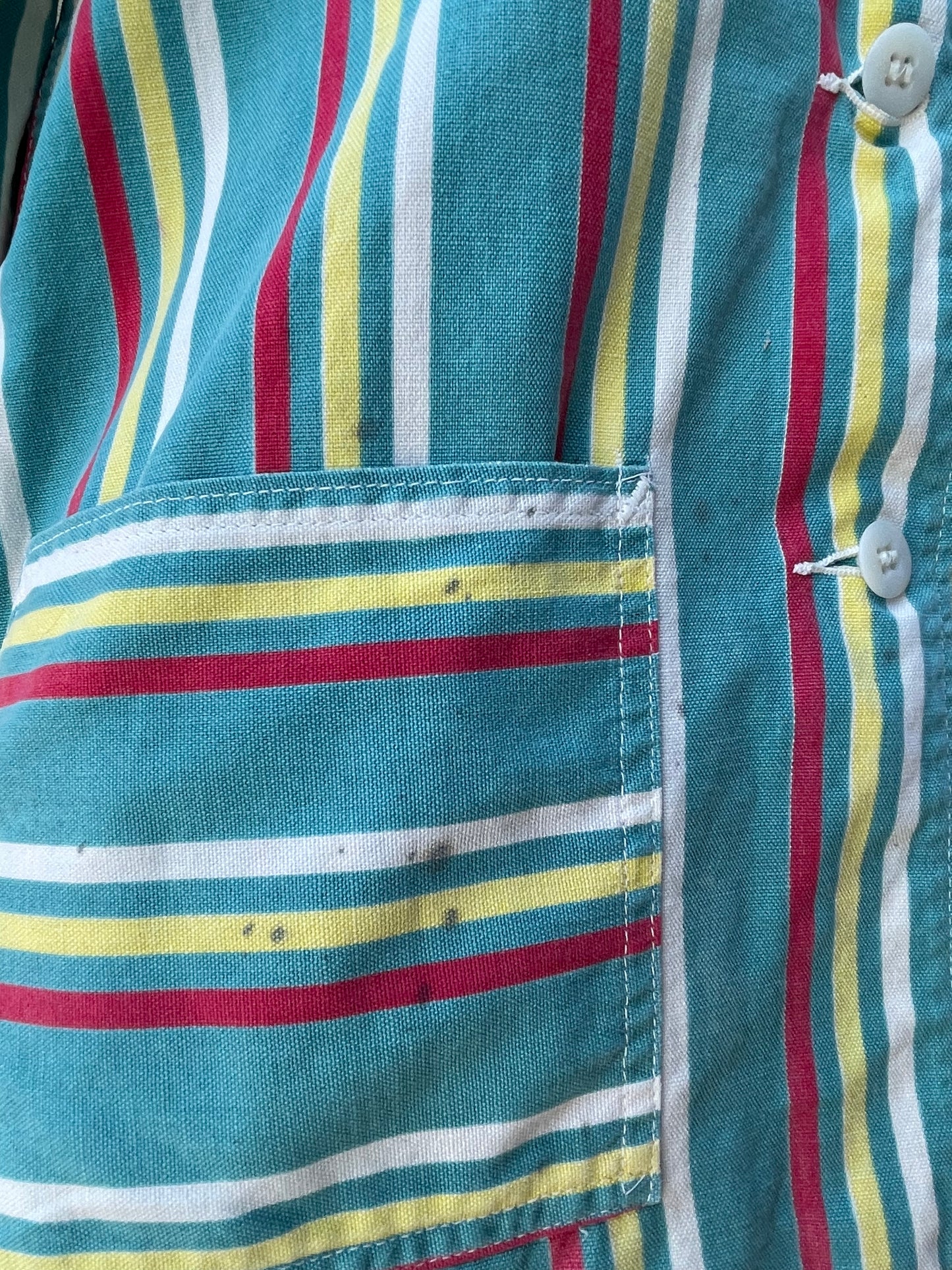 1950s Women's Striped Cotton 'White Stag' Sportswear Jacket