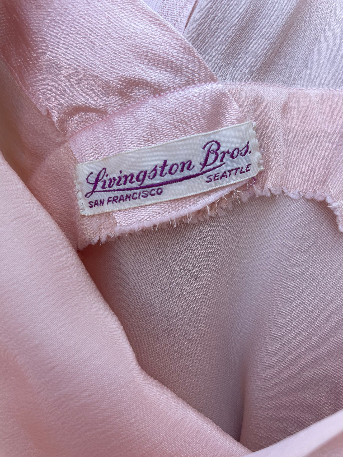 1930s Two Piece Ballet Pink Petal Sleeve Jacket & Bias Cut Dress