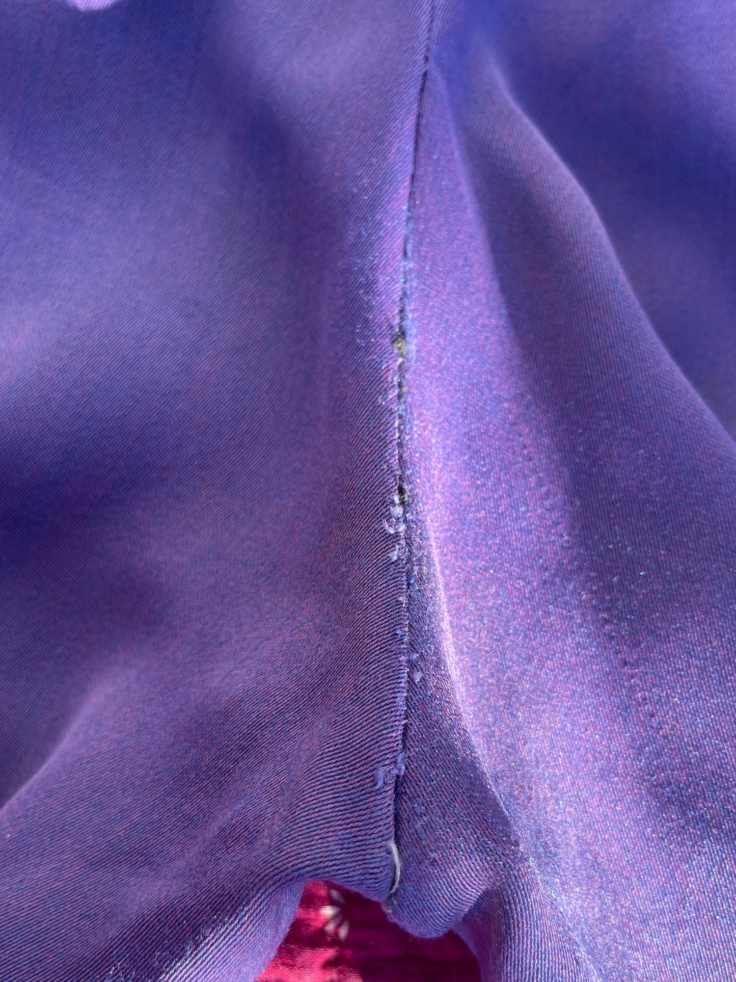 Rare 1950s Hilbilly Westerns Of Denver Vibrant Violet Gabardine Fringe Cowgirl Suit