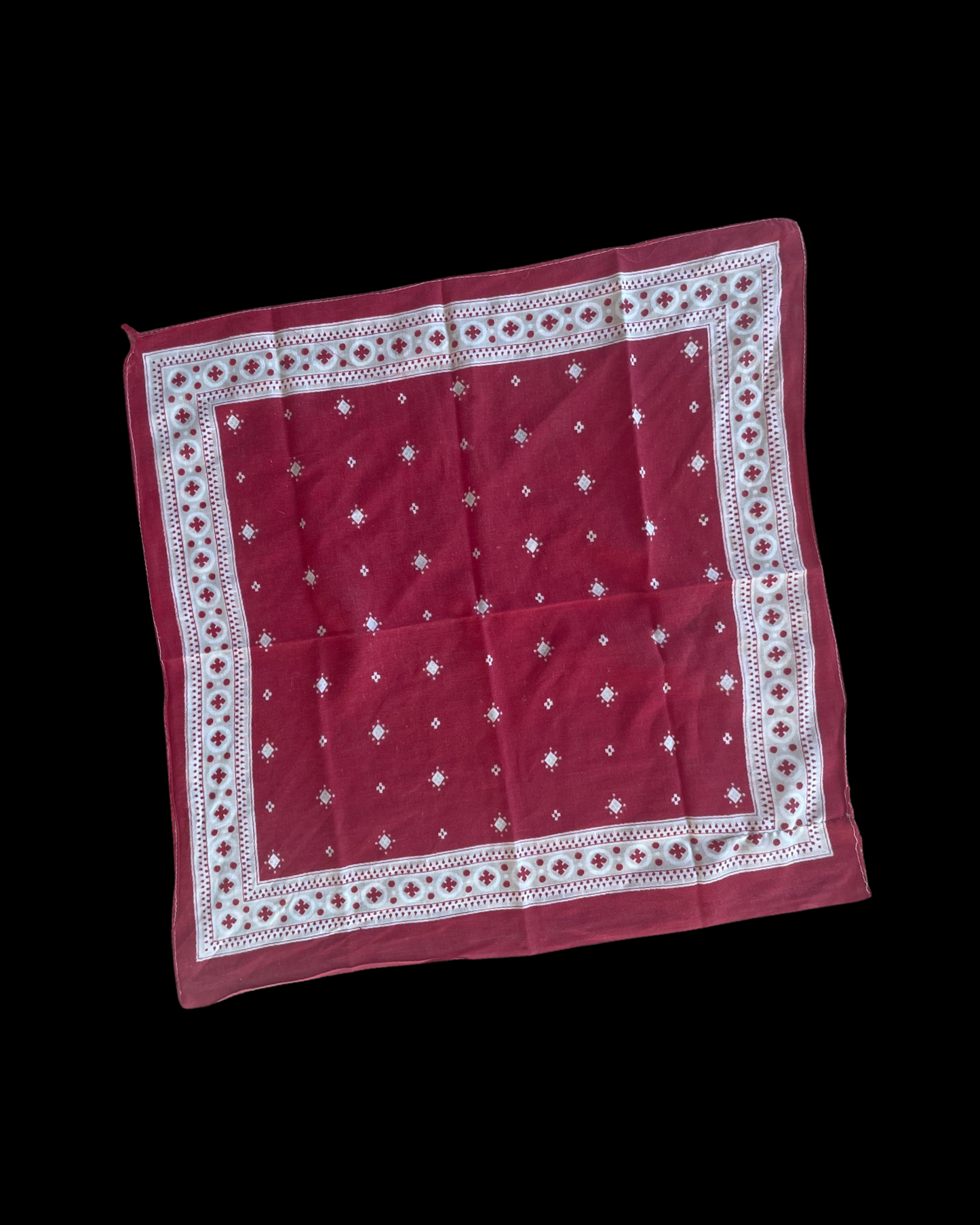 Antique Turkey Red Cotton Bandana