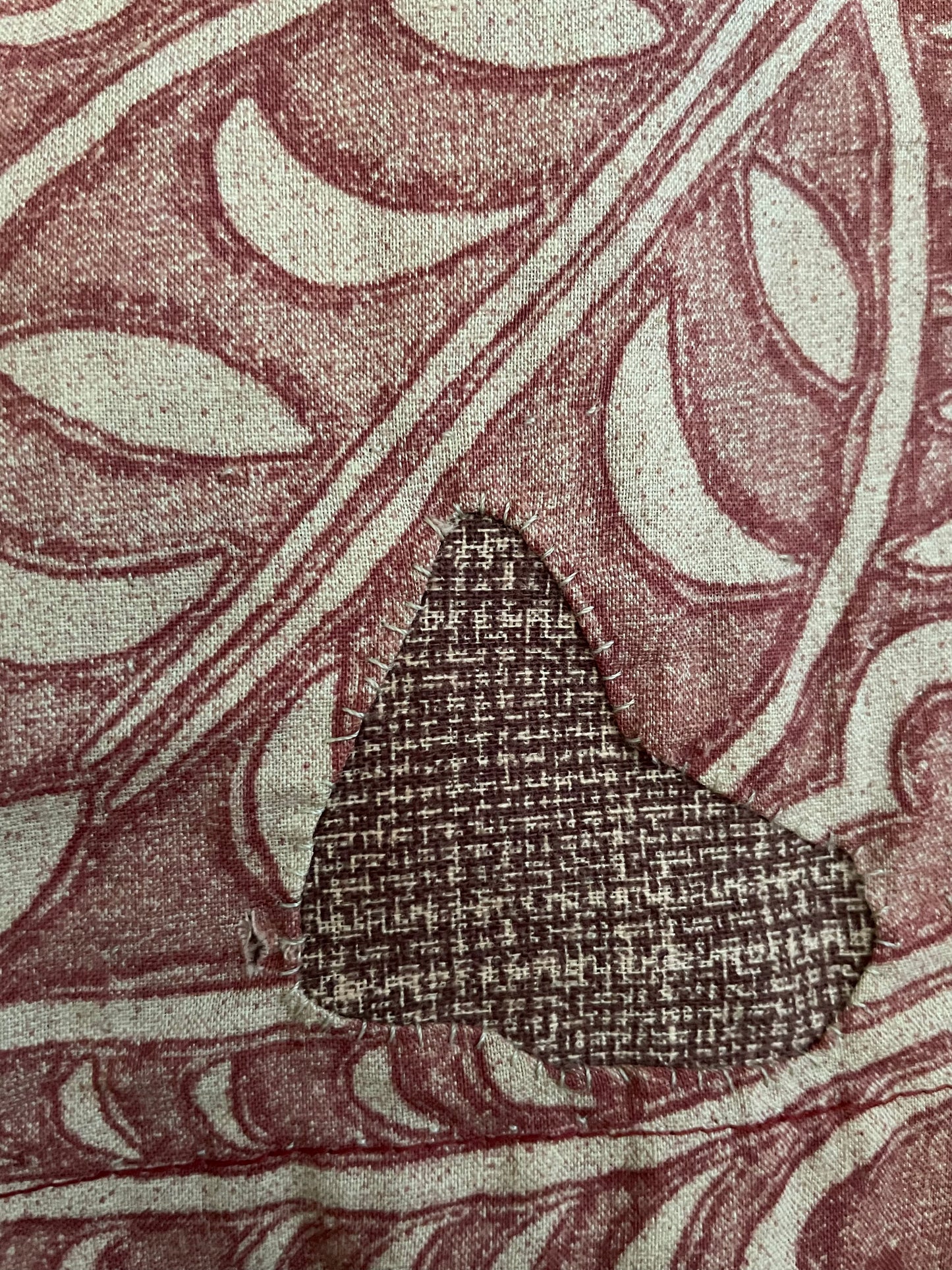 1930s Heart Tile Smock