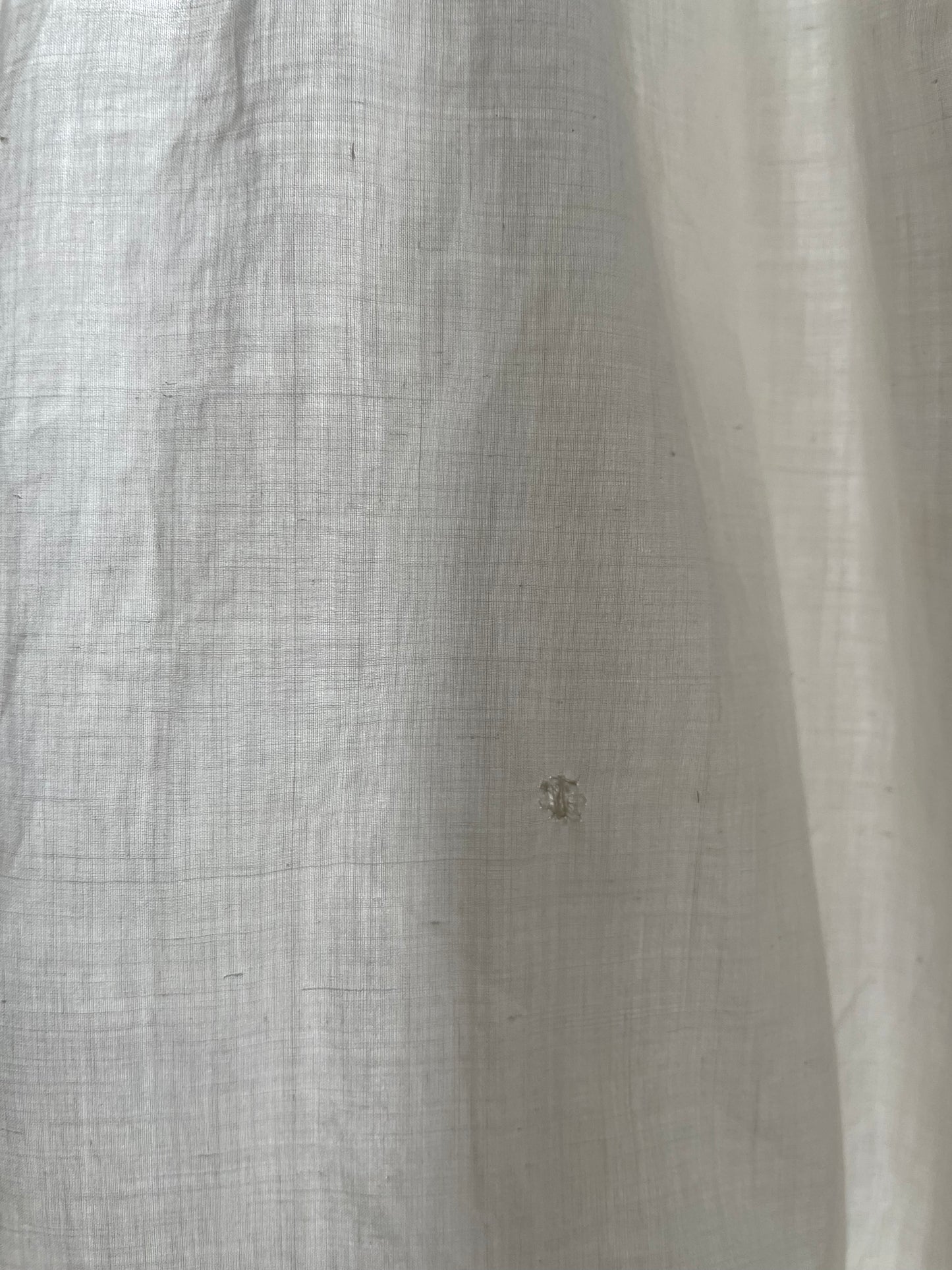 Rare 1830s Hand Sewn Cotton Eyelet Day Dress