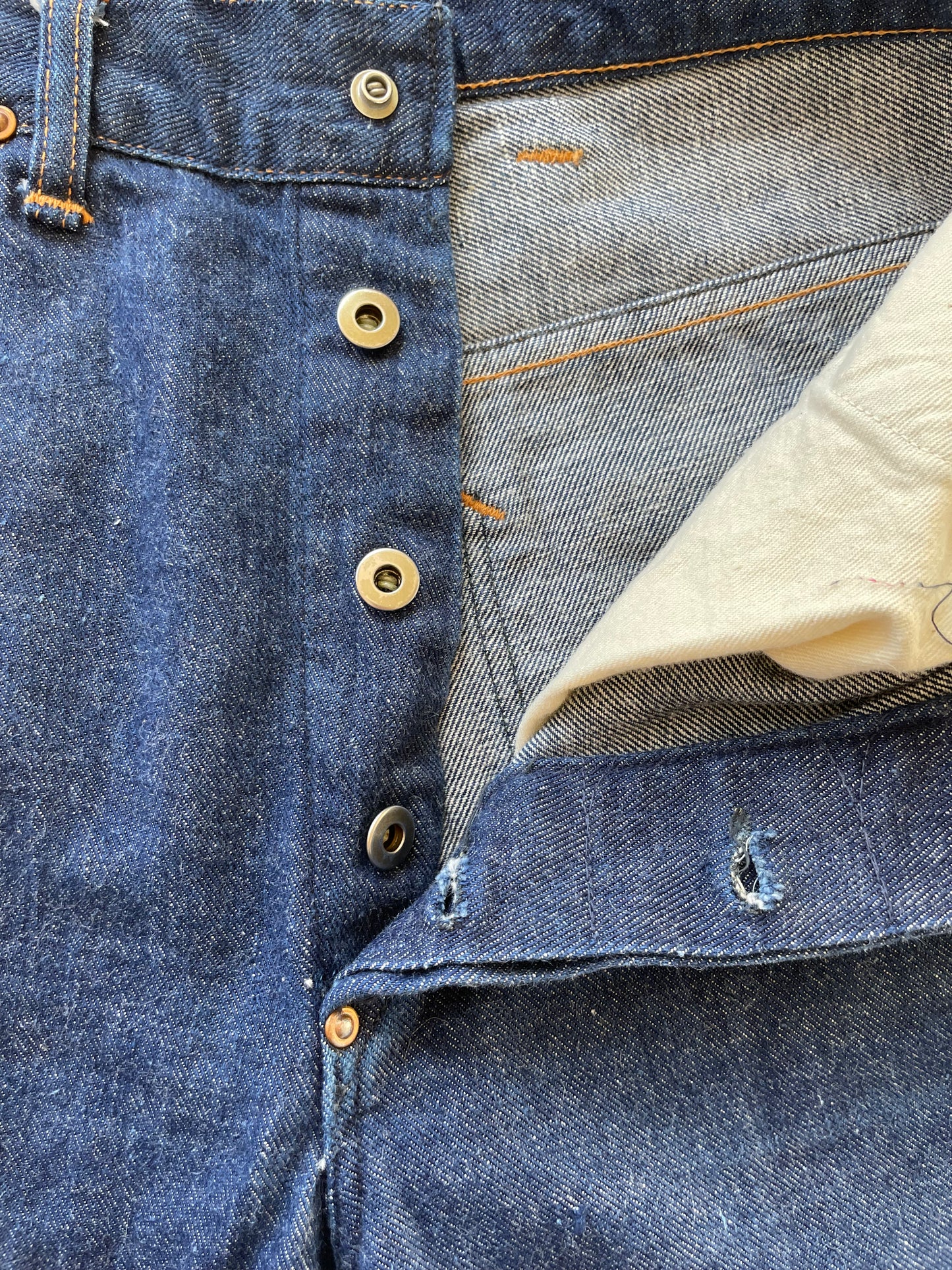 1940s/1950s Crotch Rivet Button Fly Jeans