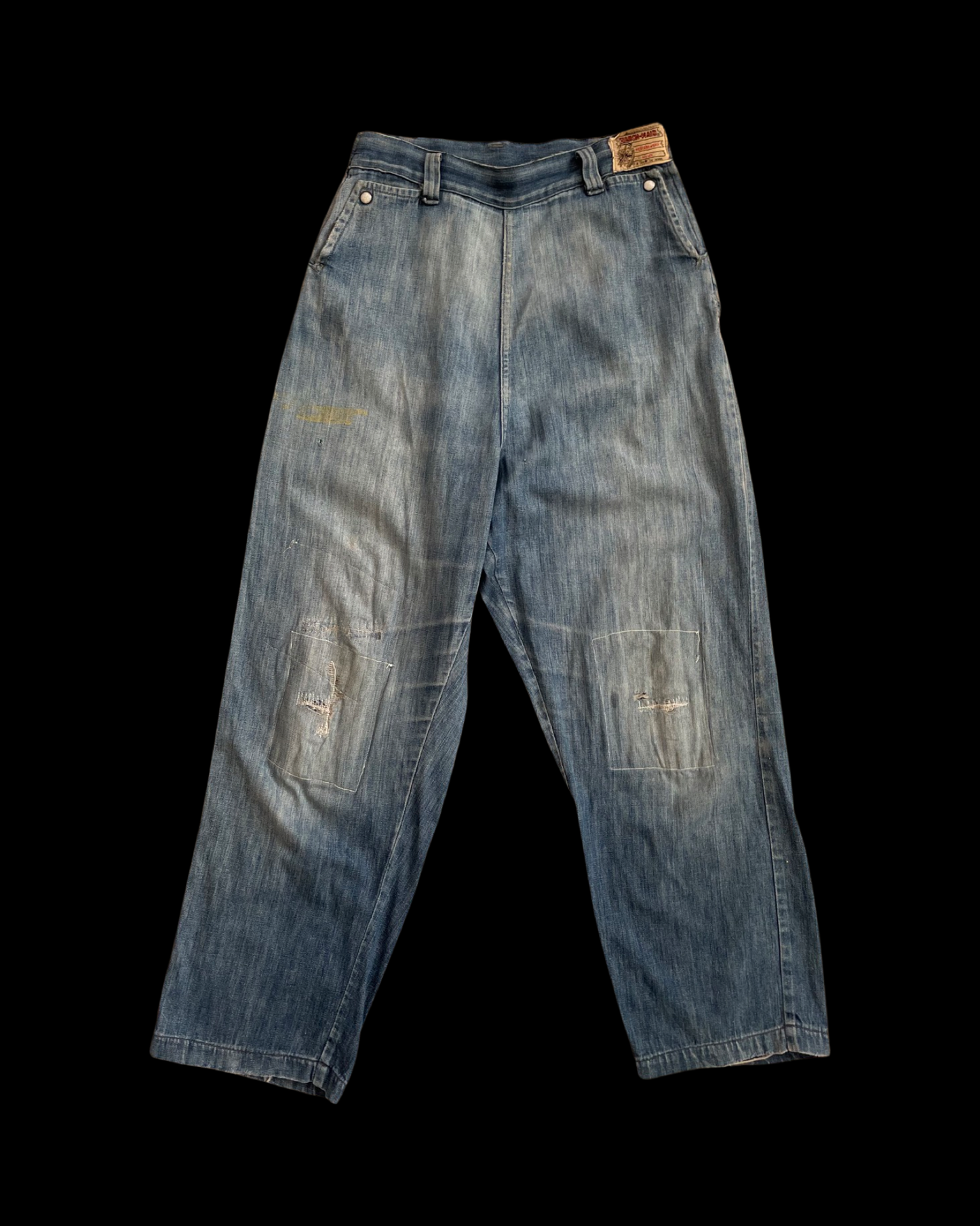 1950s Ranch Maid Side Zip Western Jeans