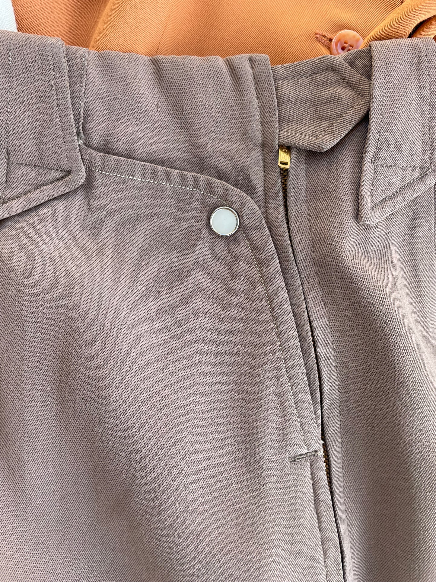 1940s ‘Saddle Sturdy Brand’ Gabardine Western Side Zip Trousers