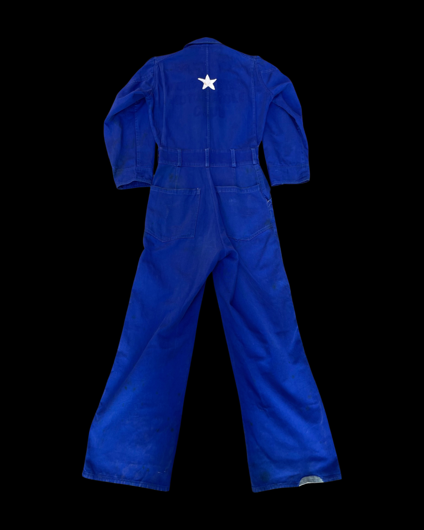 RARE ‘Barnie’( His + Hers ) Chainstiched 1930s/1940s Indigo Motorcycle Coveralls
