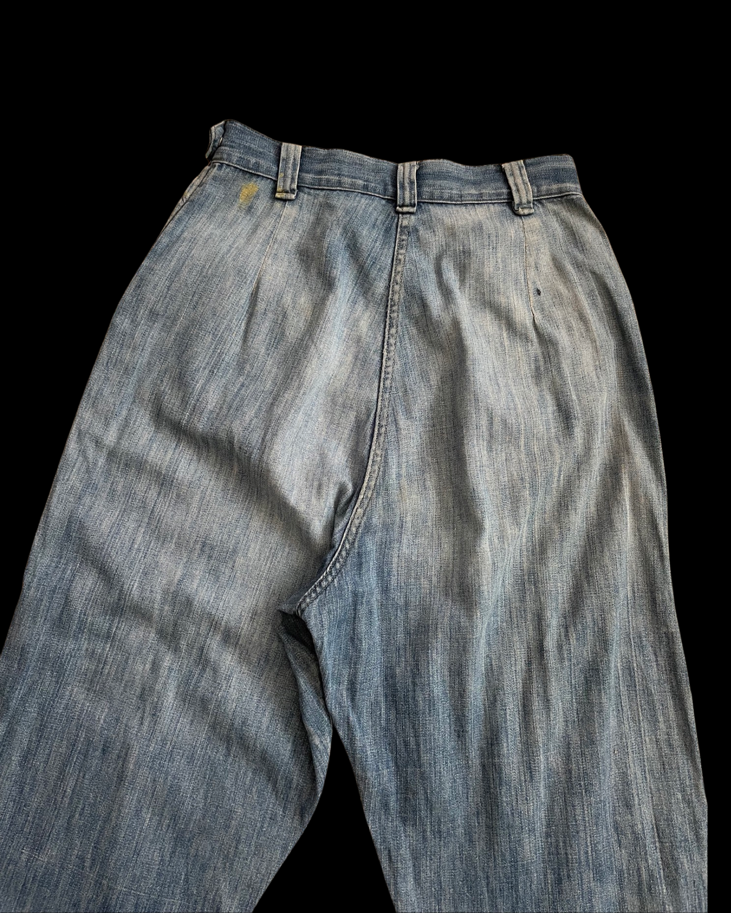 1950s Ranch Maid Side Zip Western Jeans