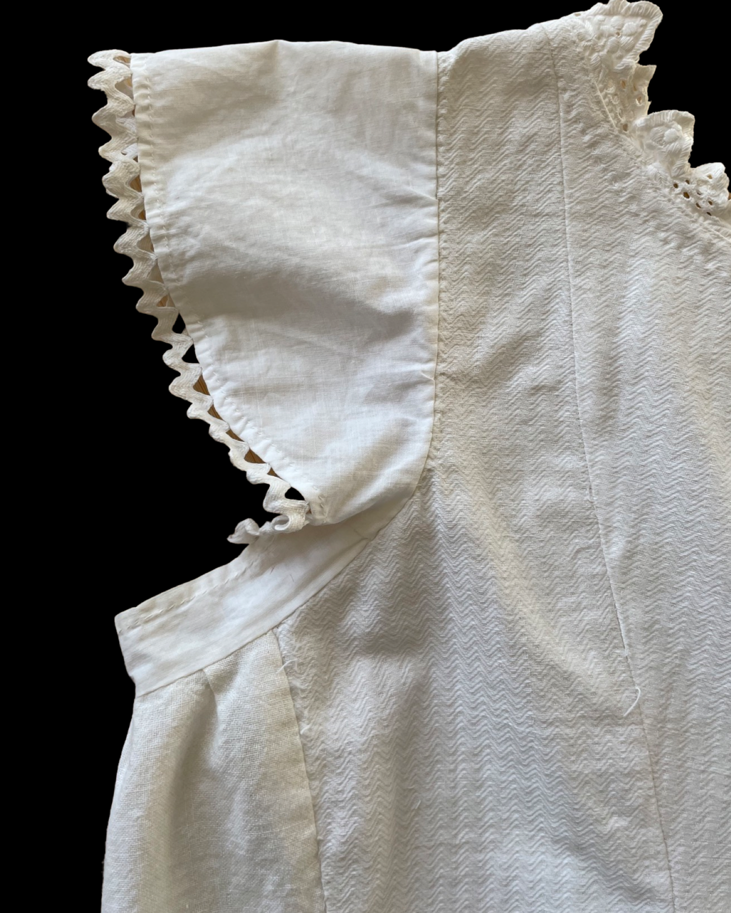 1930s Homemade Cap Sleeve Blouse