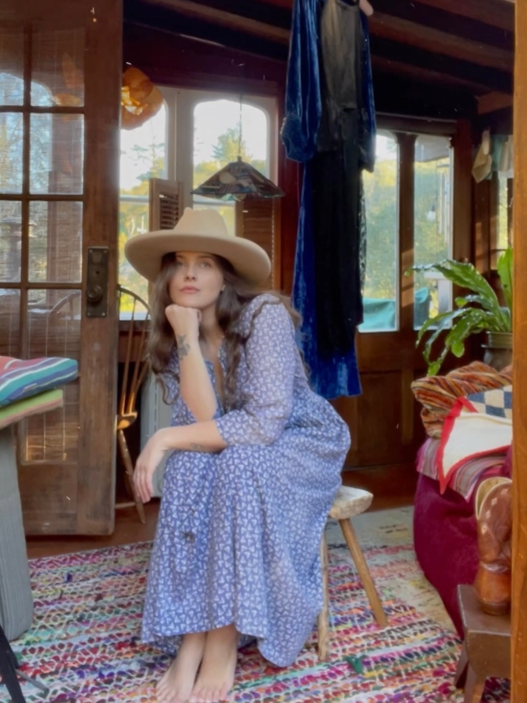 Depression Era Calico Day Dress