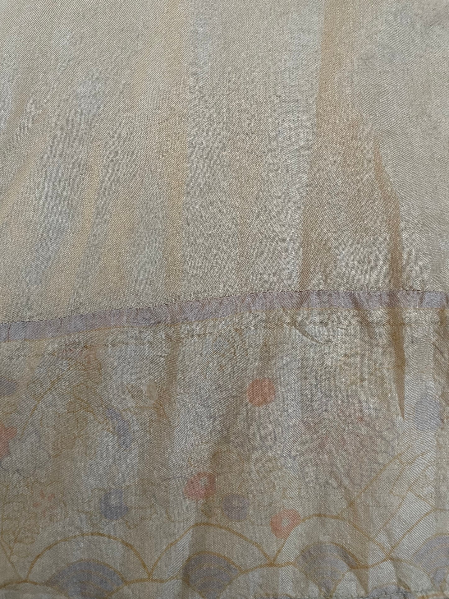 1930s Pongee Silk Japanese Beach Pajamas