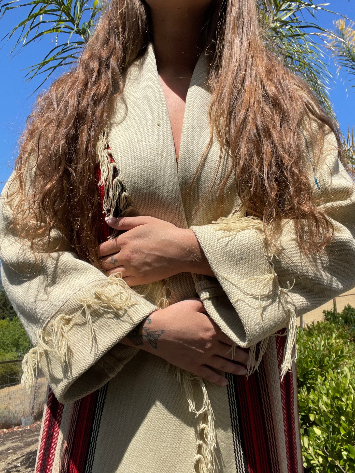 RESERVED Rare 1930s/40s Chimayo Fringe Coat