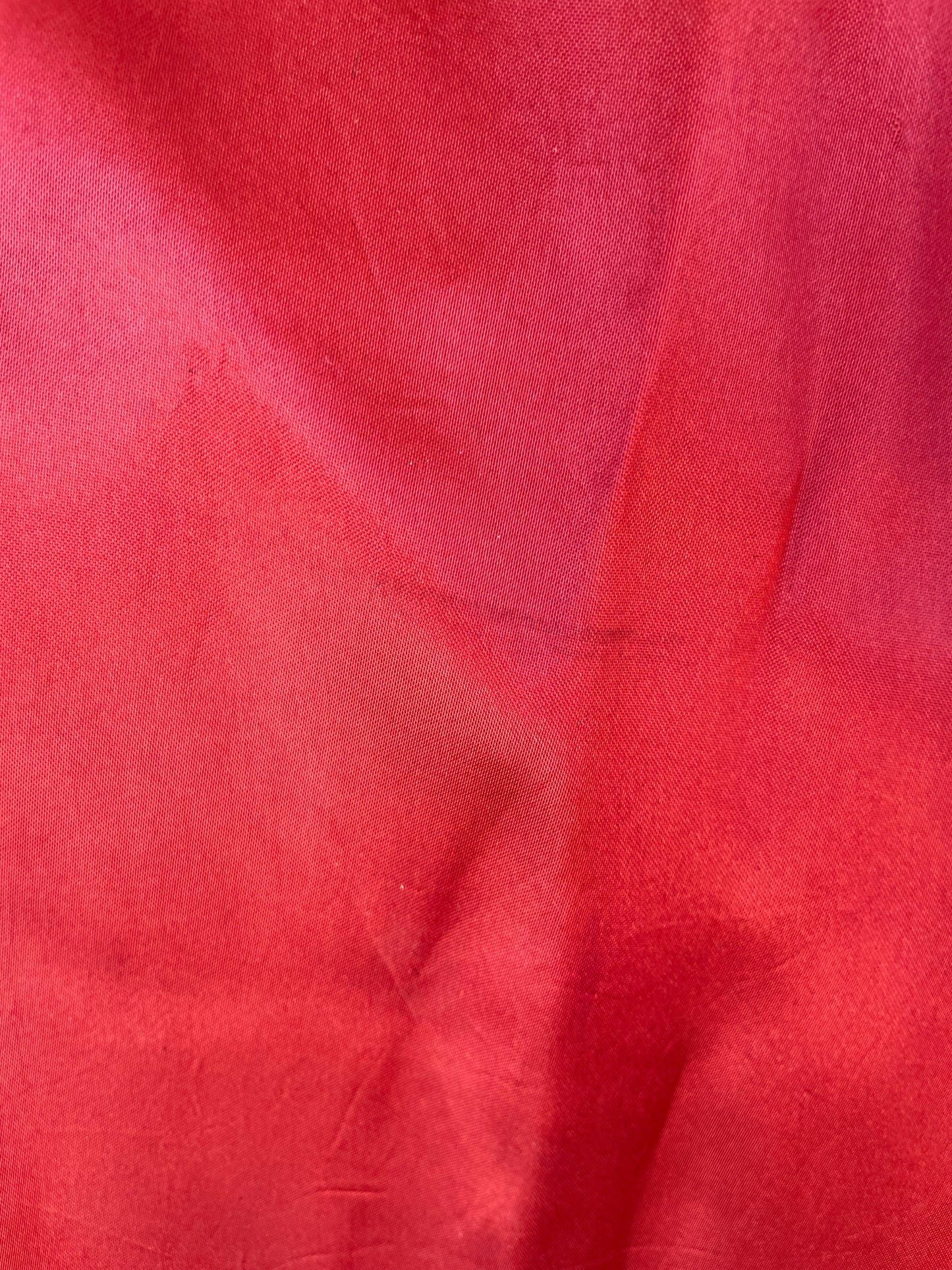 1940s Crimson Liquid Satin Two Piece Palazzo Pant Set