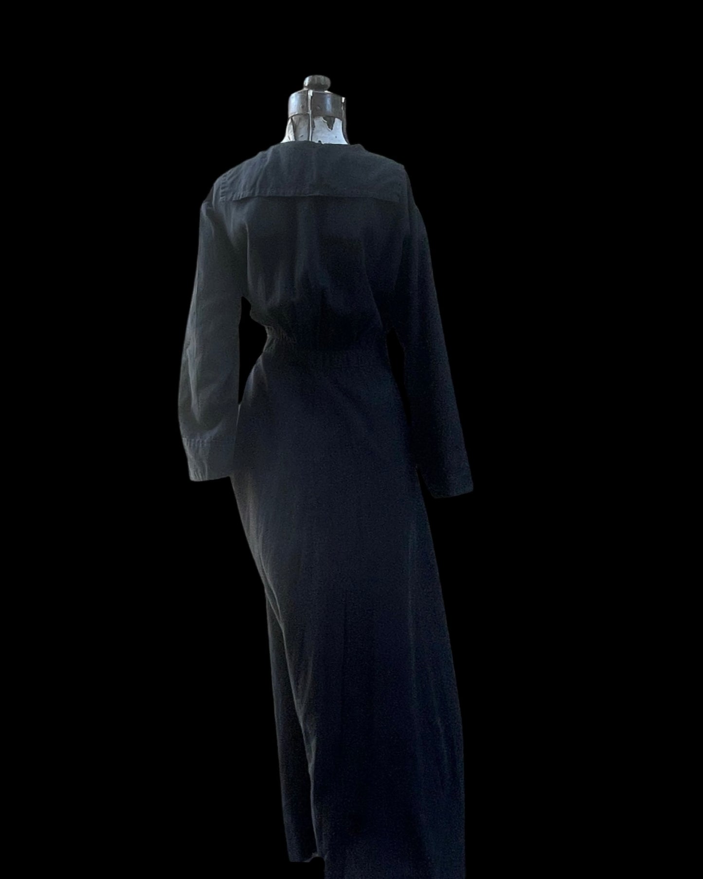 Edwardian Sailor Collar Cotton Dress