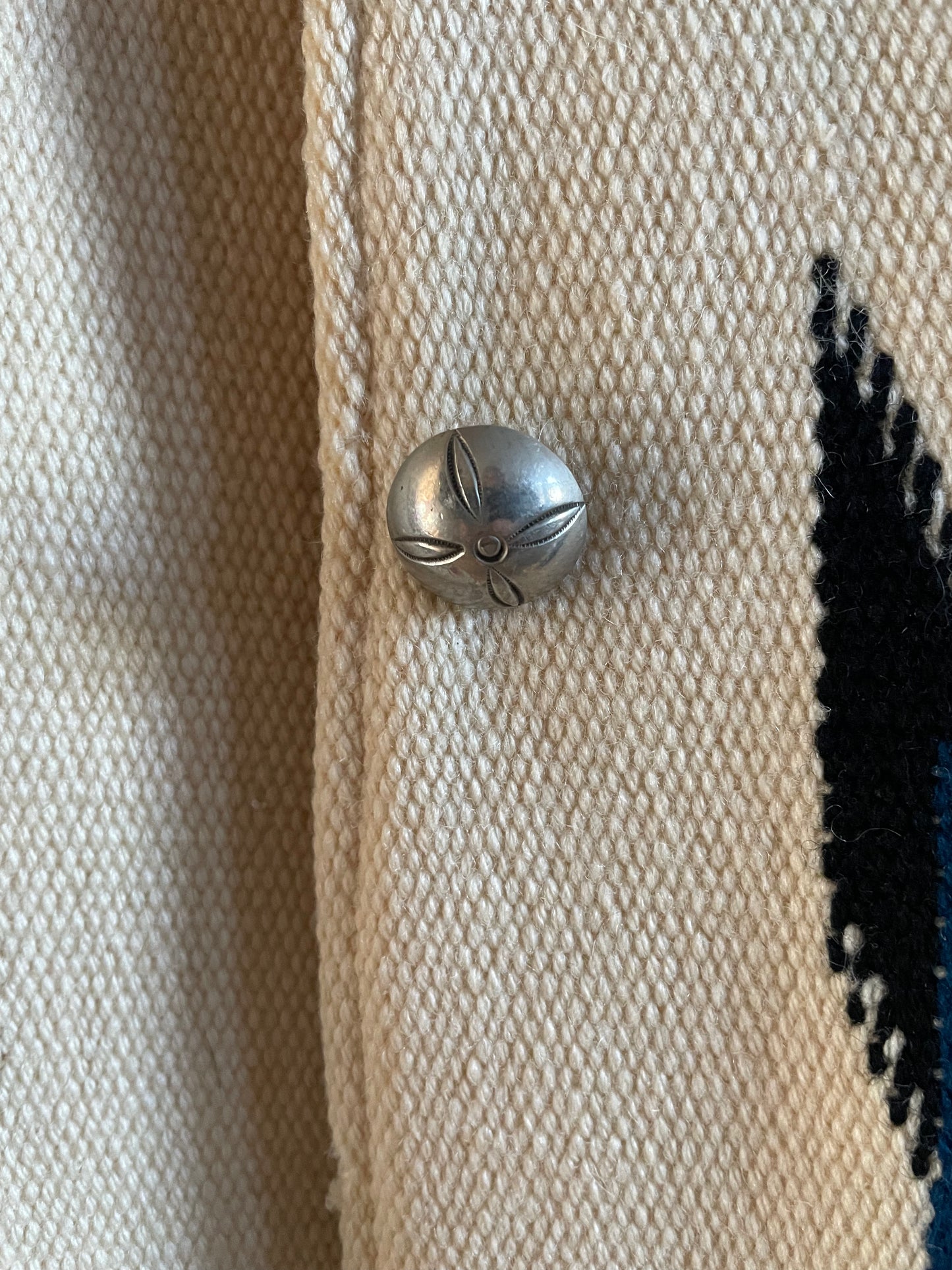 1940s Chimayo Woven & Wool Coat