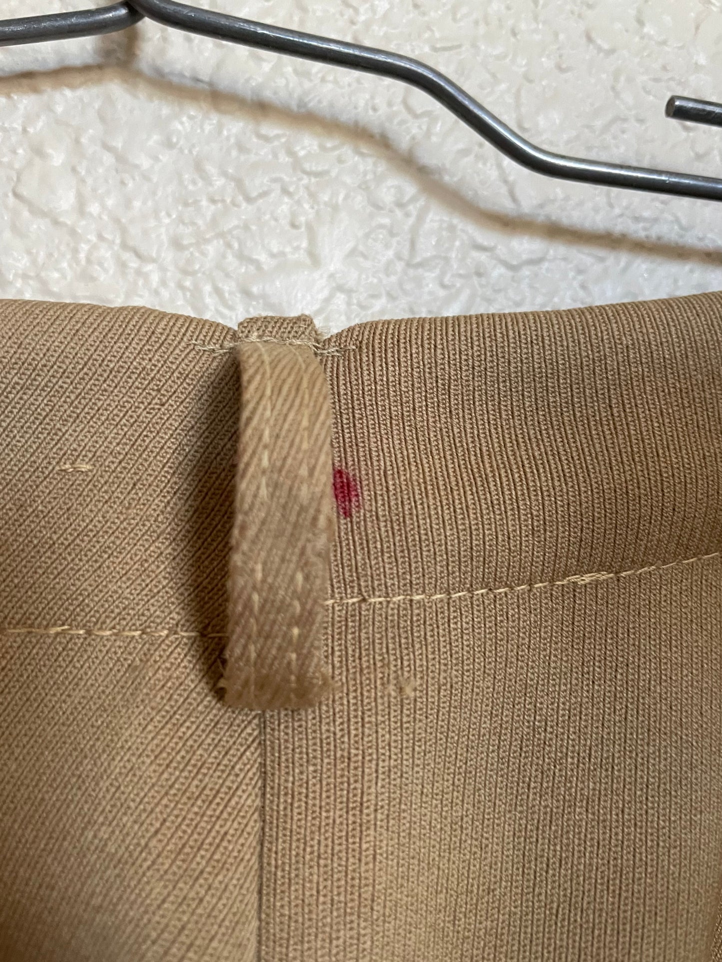 Western 1940s Wool-Gabardine Side Button Pants