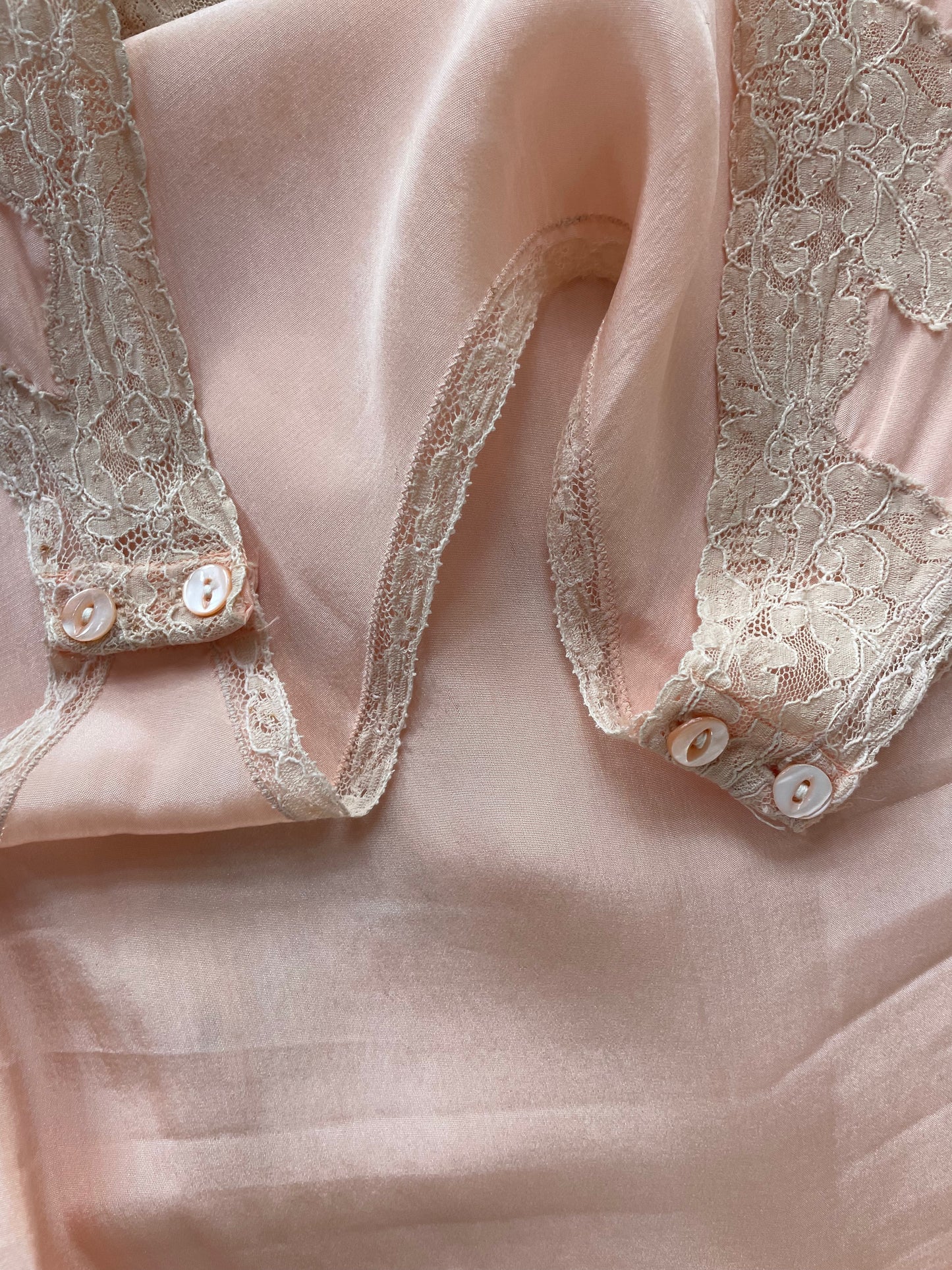 1930s Rayon Lace Jumpsuit Loungewear