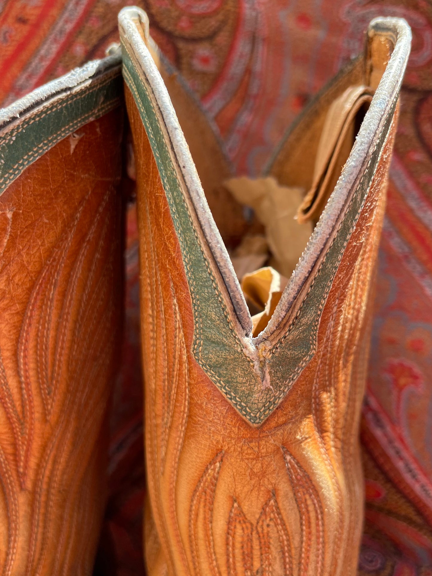 1940s Two Tone PeeWee Cowboy Boots