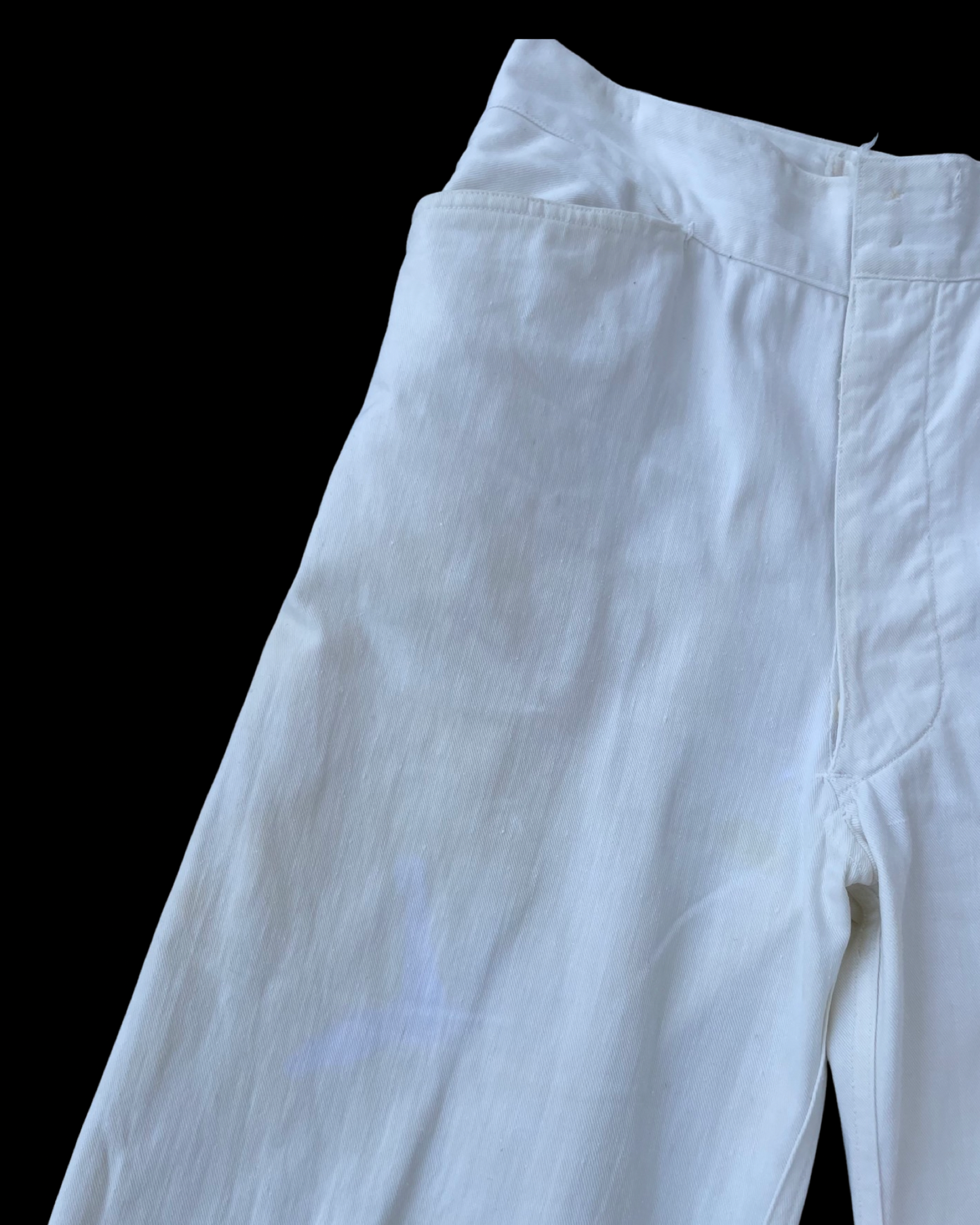1920s/1930s Lace Back USN Cotton Pants