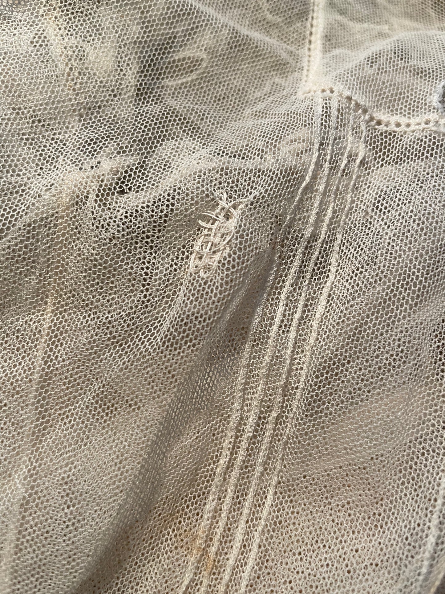 Edwardian Floral Net Pigeon Breast Blouse