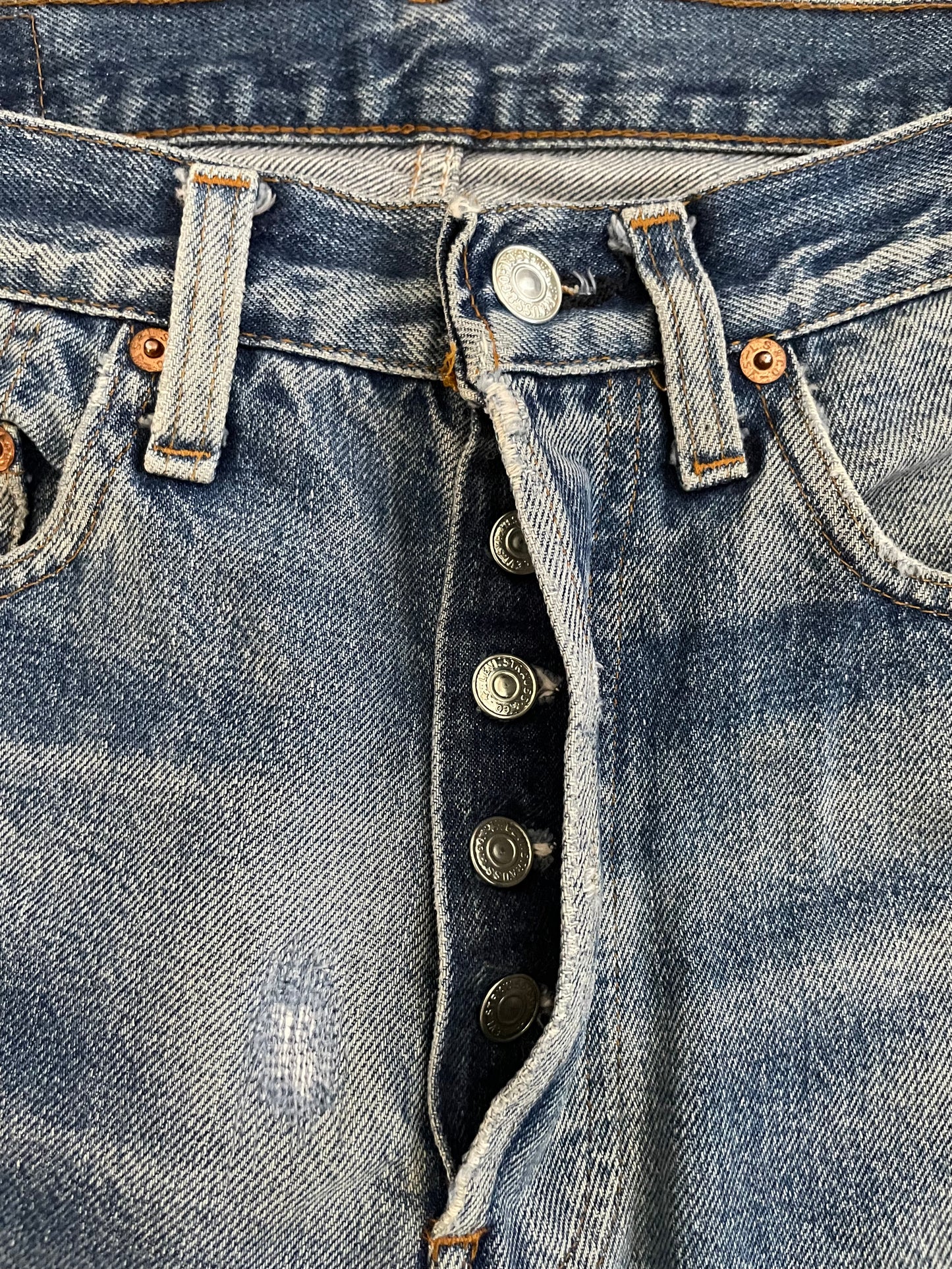 1980s Selvedge 501 Levis Denim
