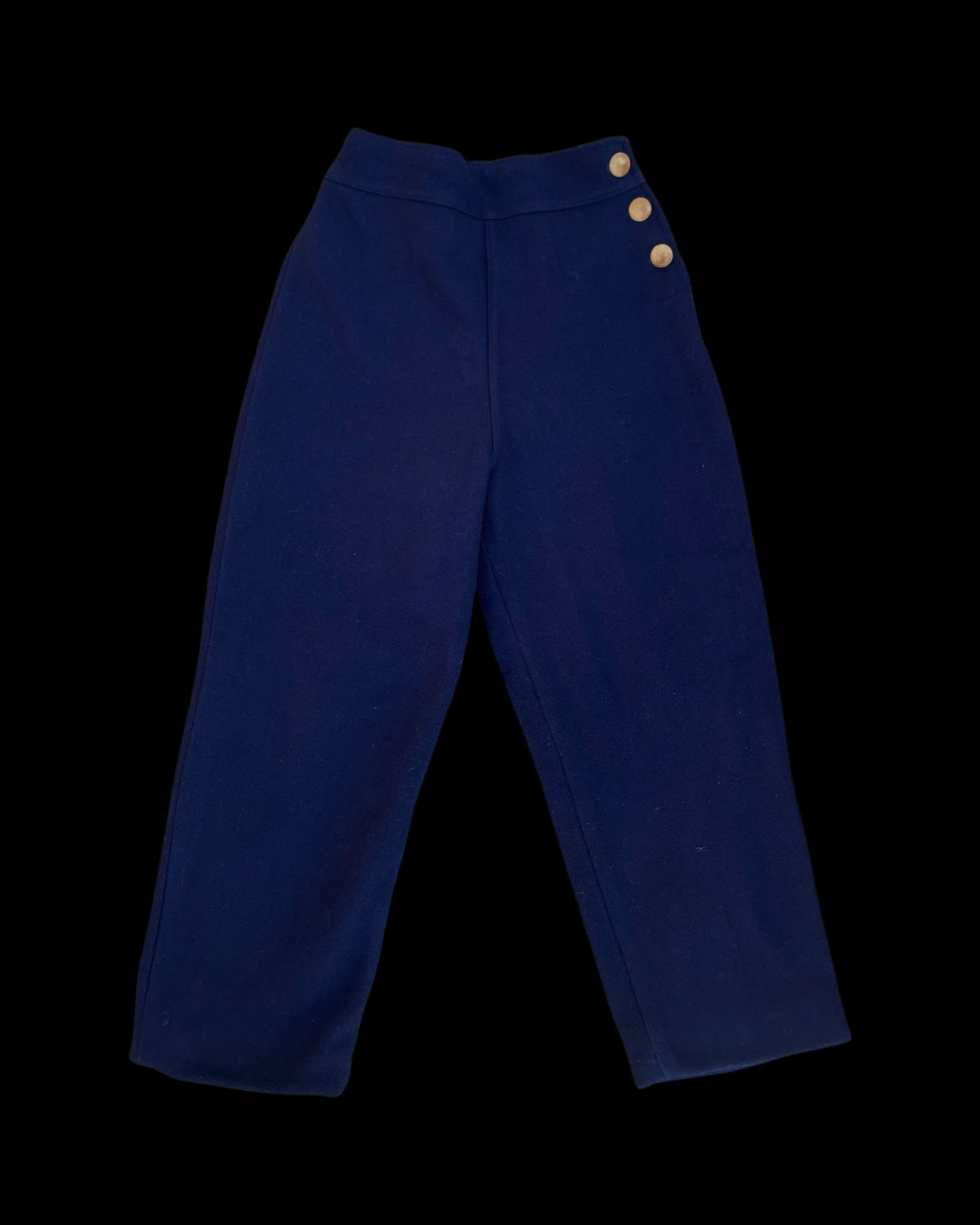 1930s/40s Side Button Wool Trousers