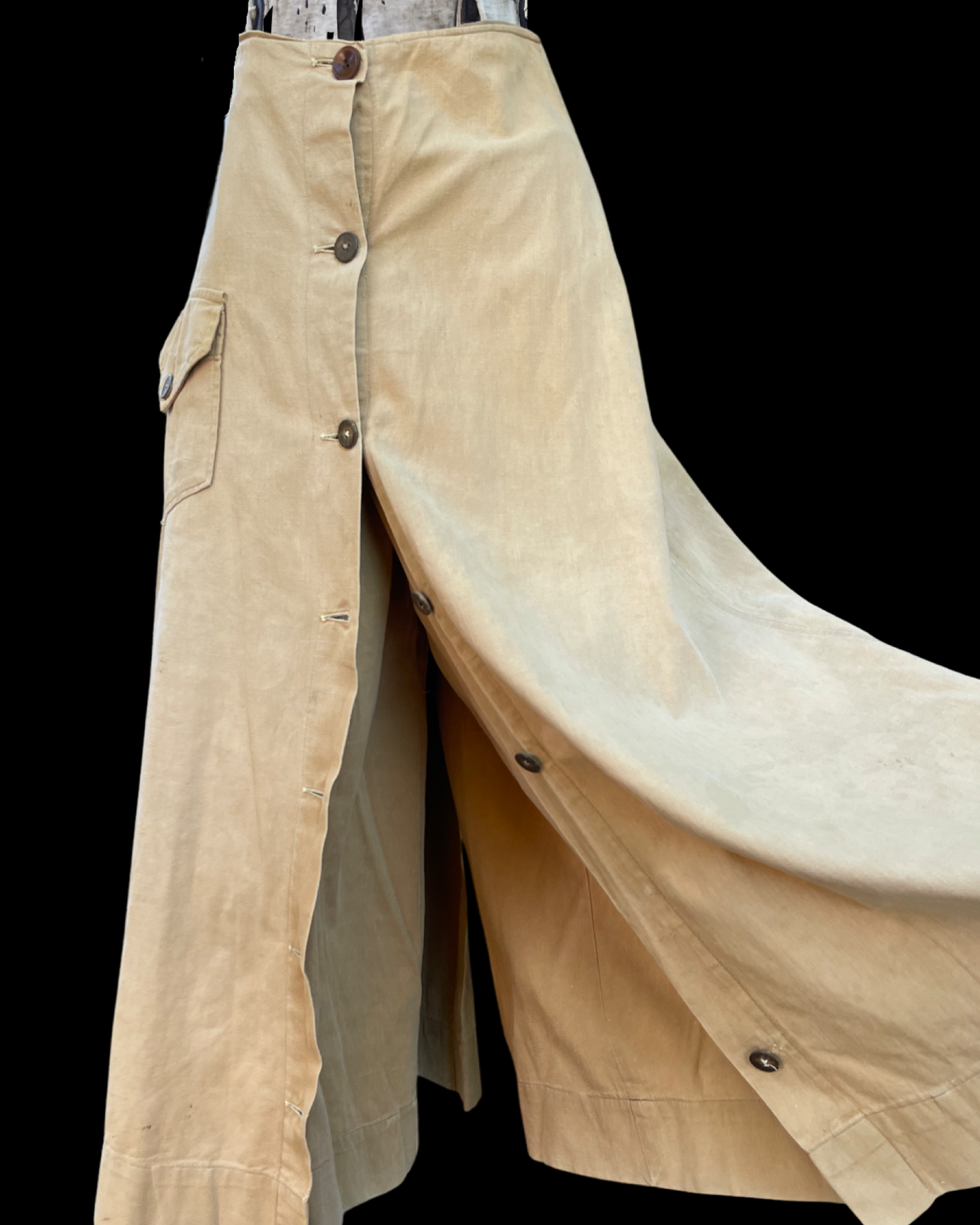 Turn Of The Century Ladies Combination Riding Skirt-Pants