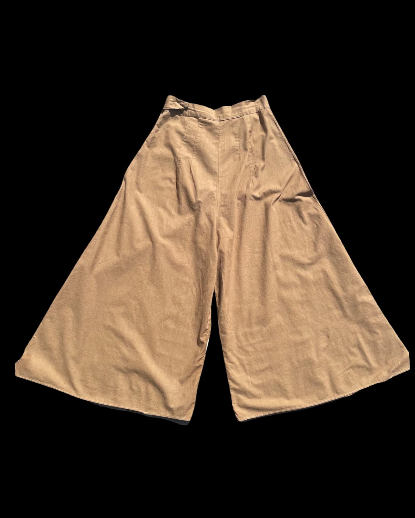 Reserved 1920/30s Striped Cotton Palazzo Beach Pajama Pants