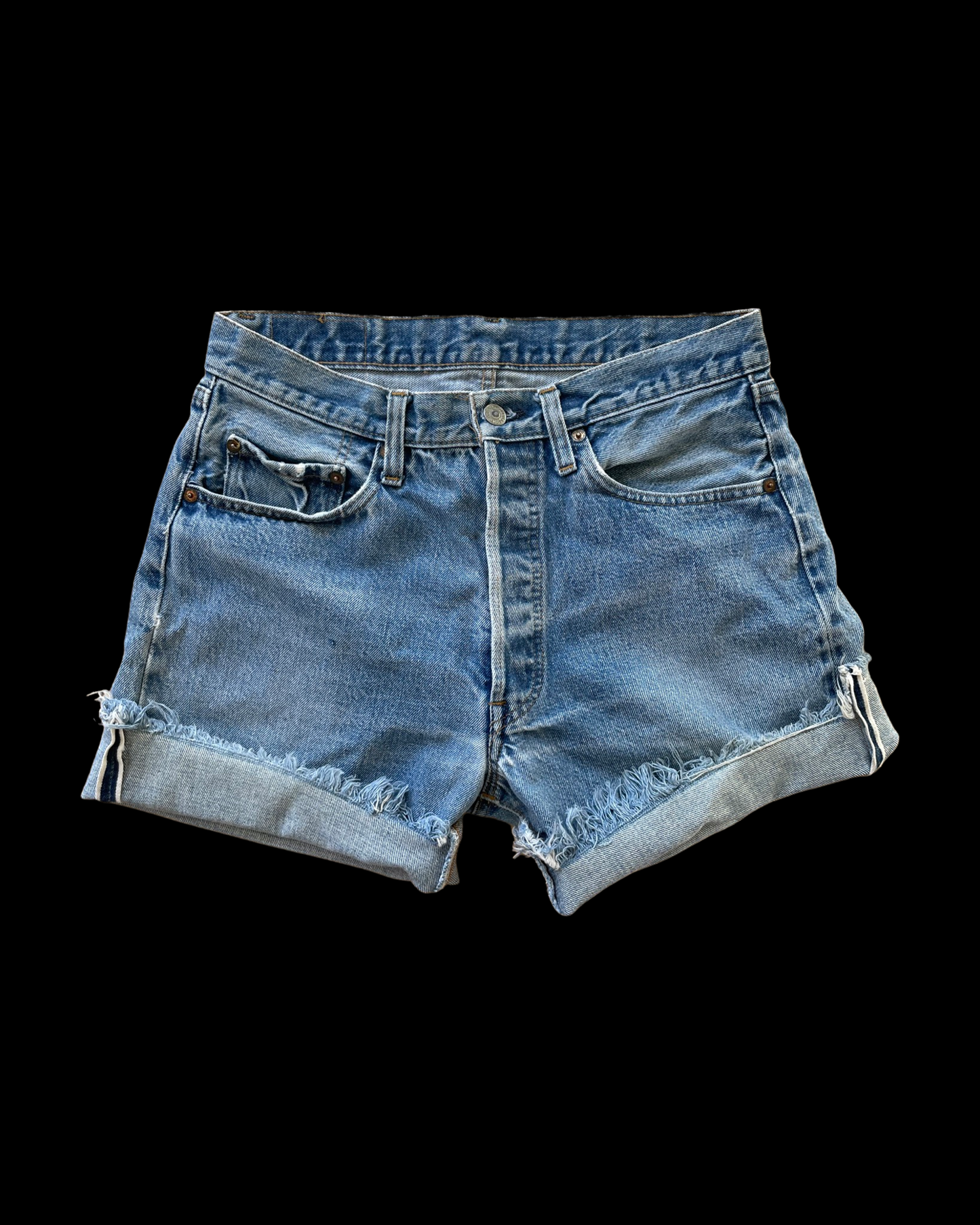 1980s Selvedge 501 Levis Cut Offs